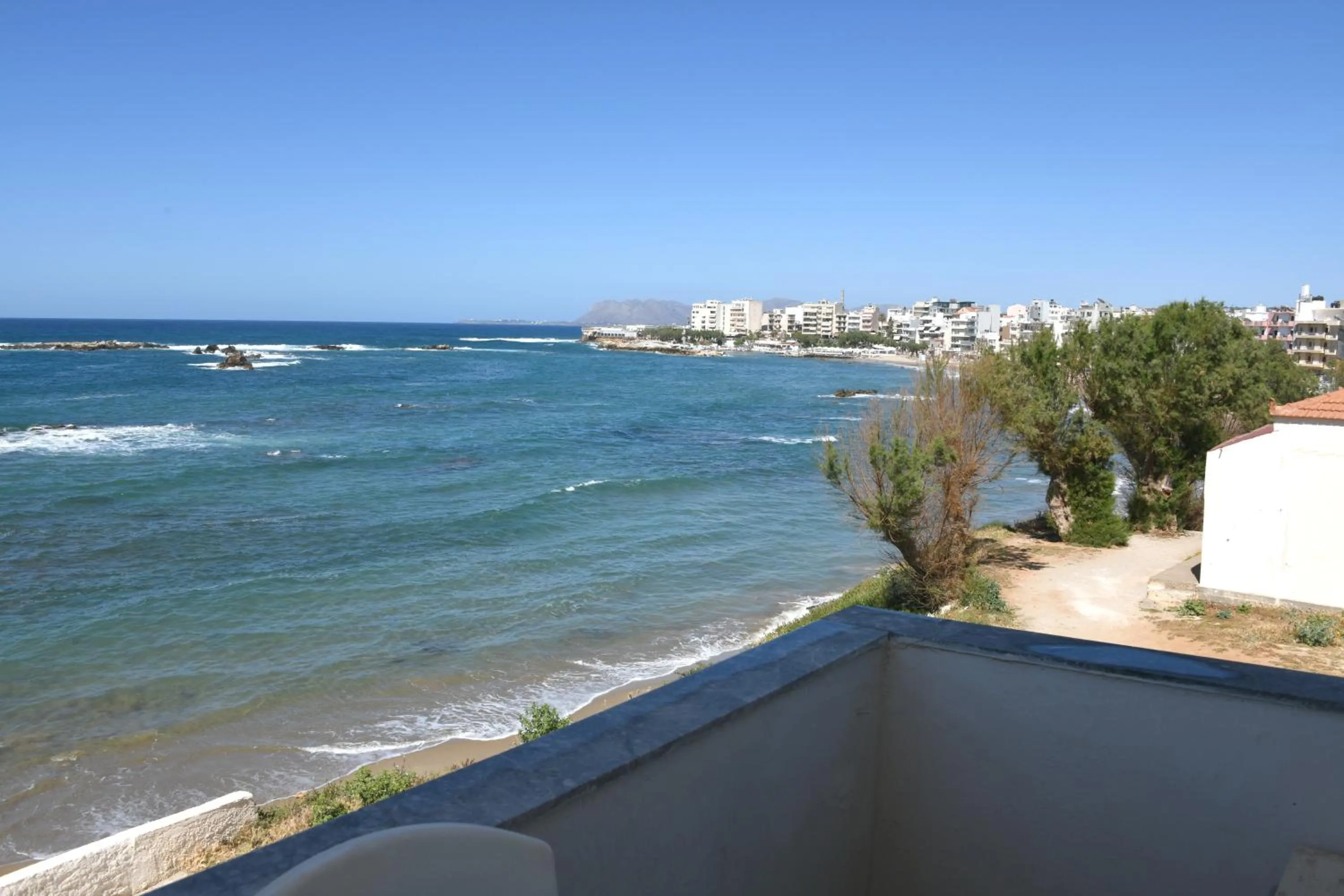 Balcony/Terrace in Klinakis Beach Hotel