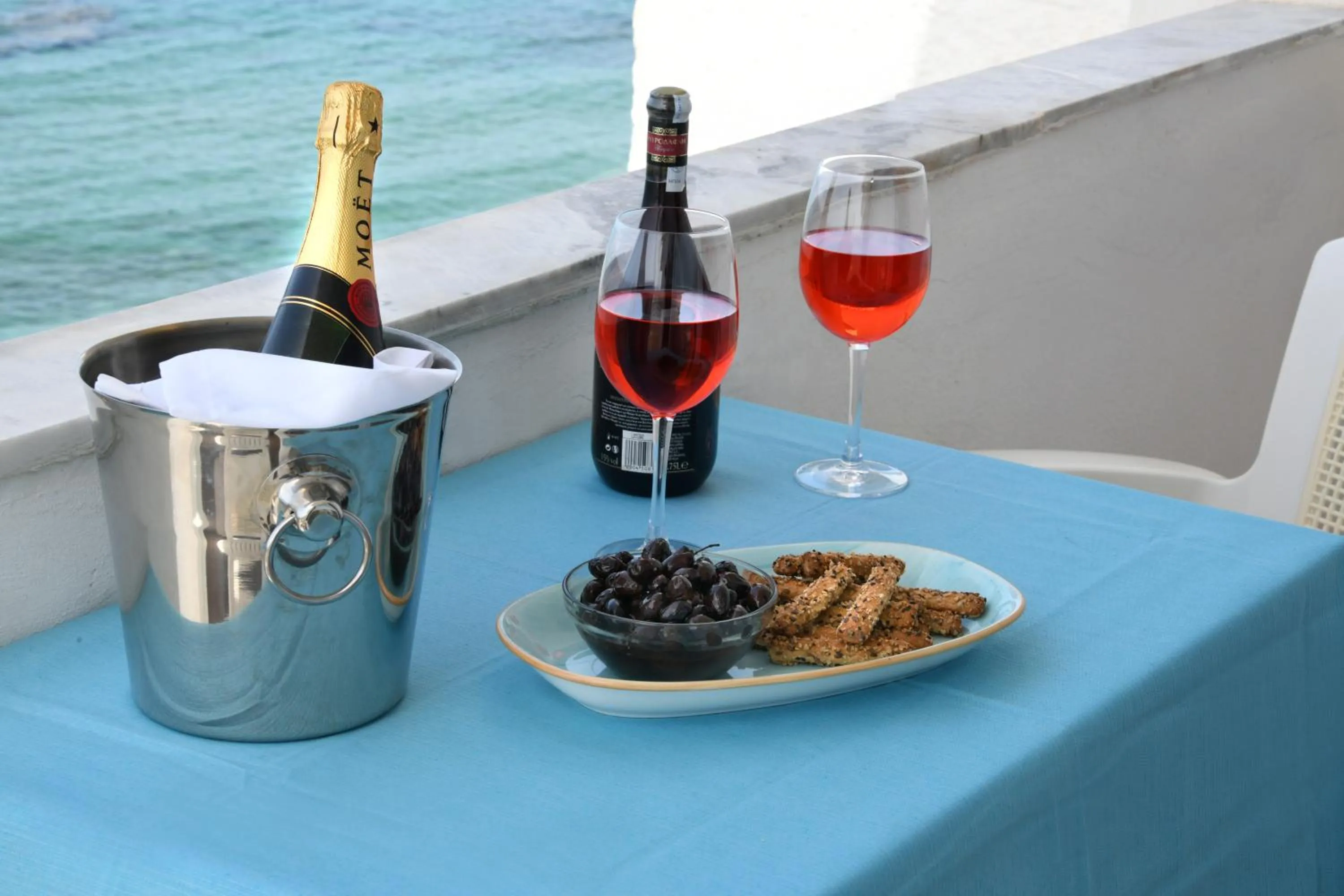 Balcony/Terrace in Klinakis Beach Hotel