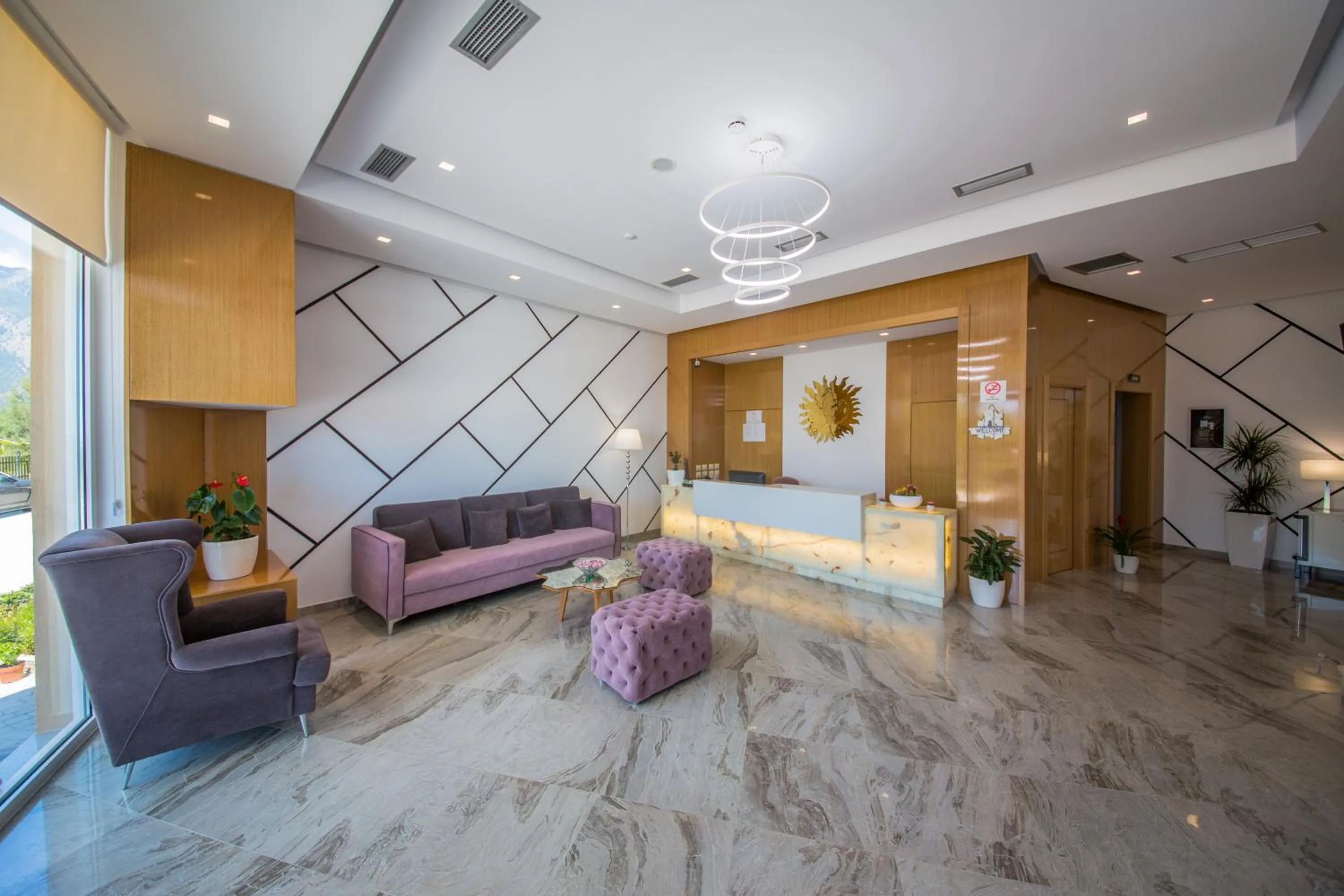Lobby or reception in Sole Luna Hotel