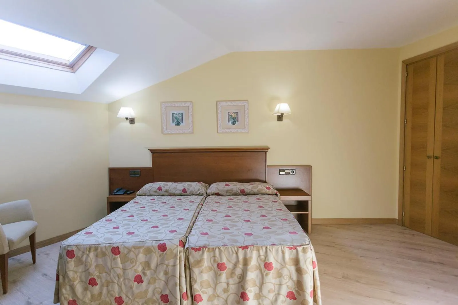 Bed in Hotel O Castro