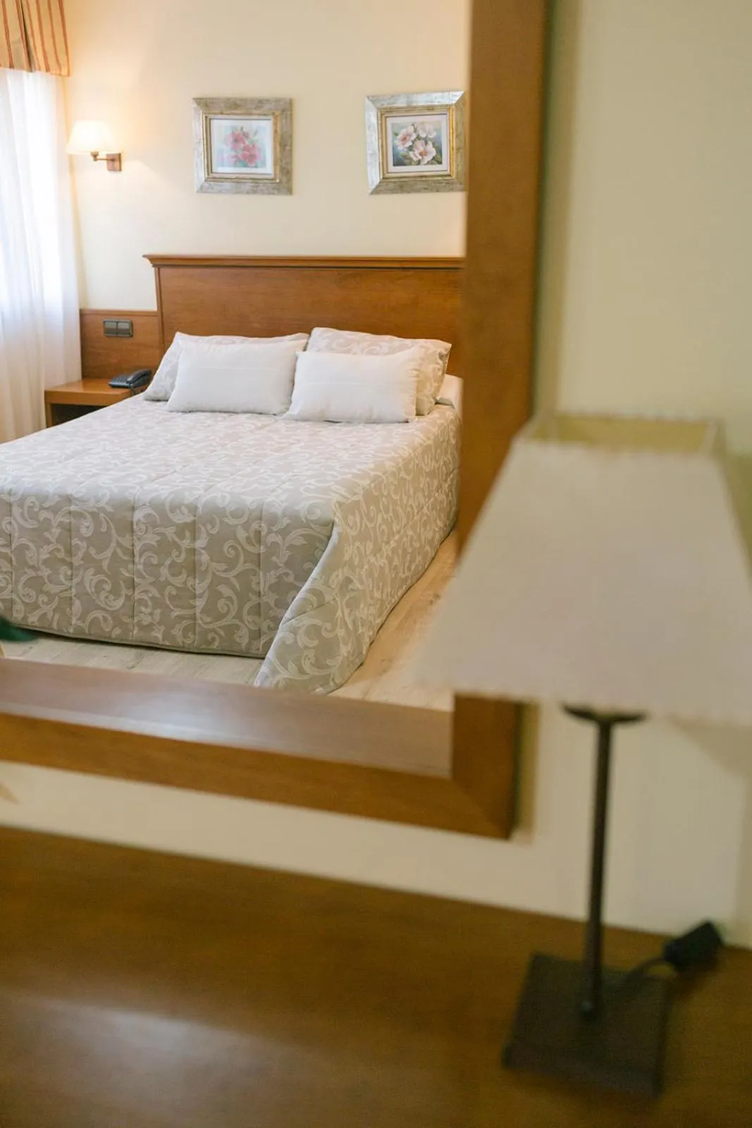 Bed in Hotel O Castro