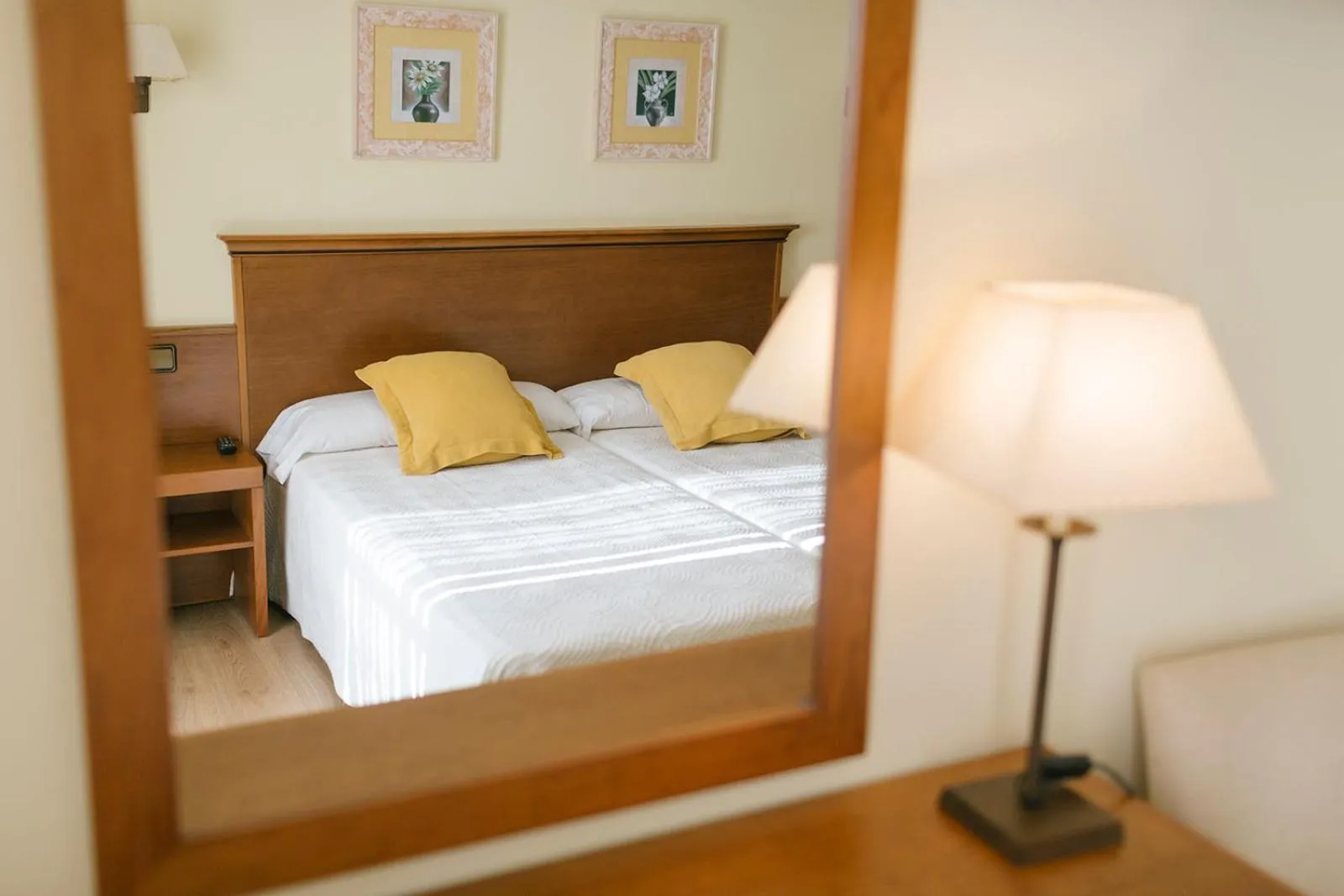 Bed in Hotel O Castro