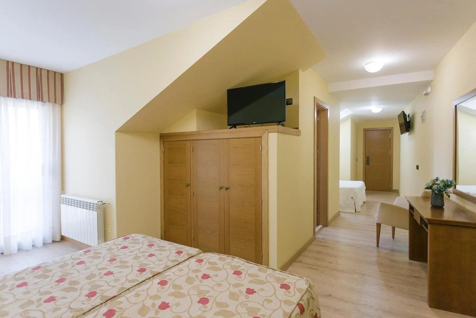 Bed in Hotel O Castro