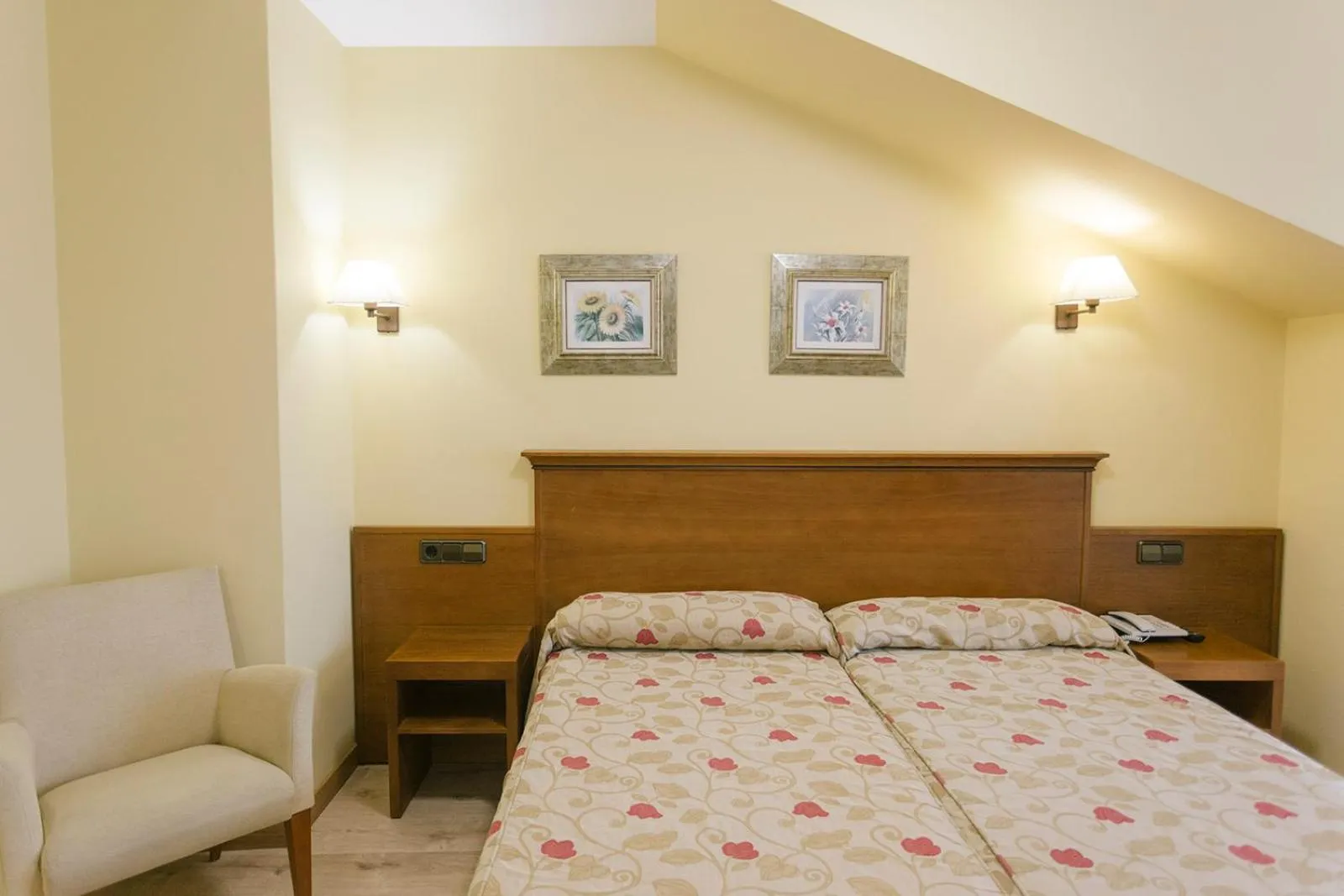 Bed in Hotel O Castro