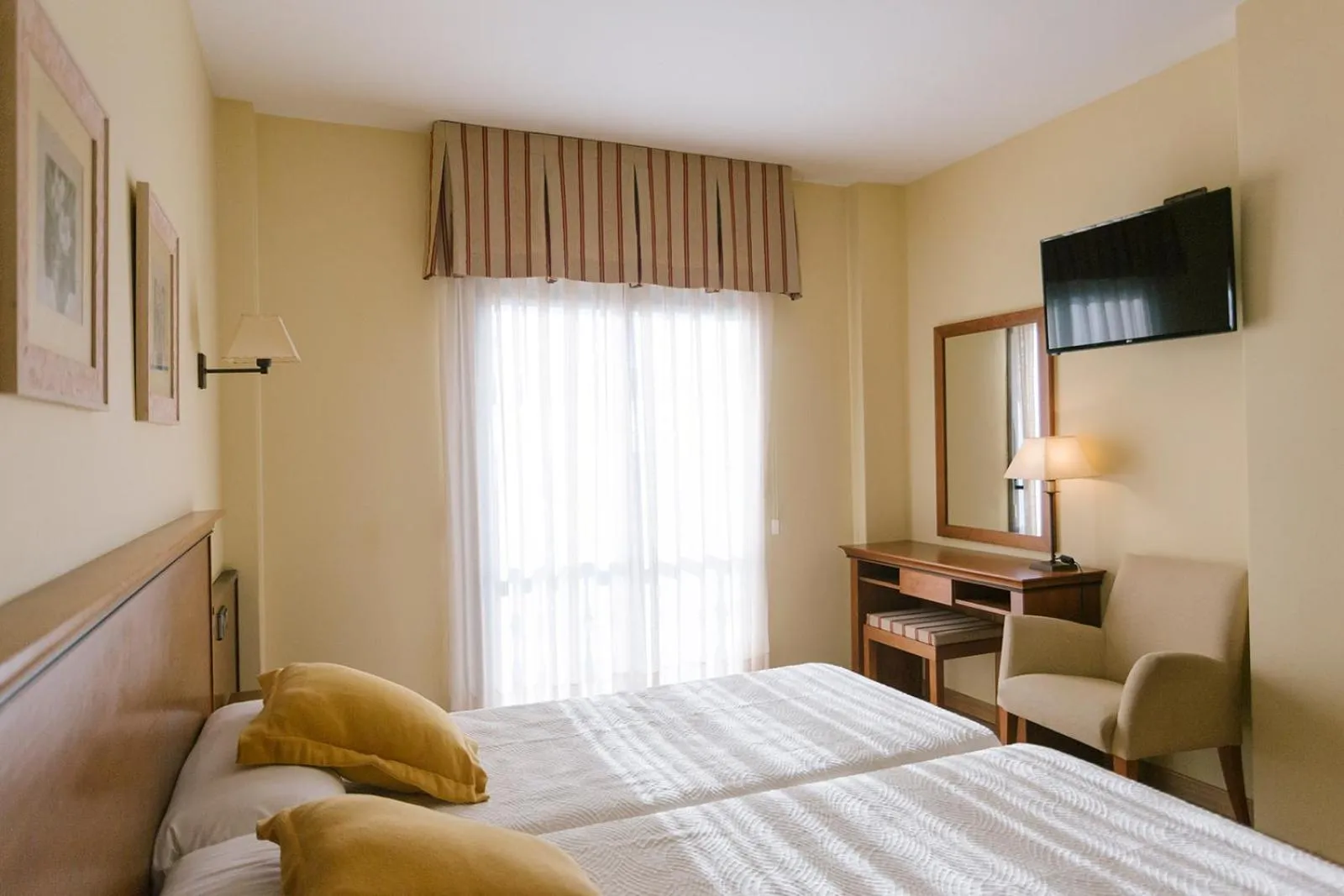 Bed in Hotel O Castro