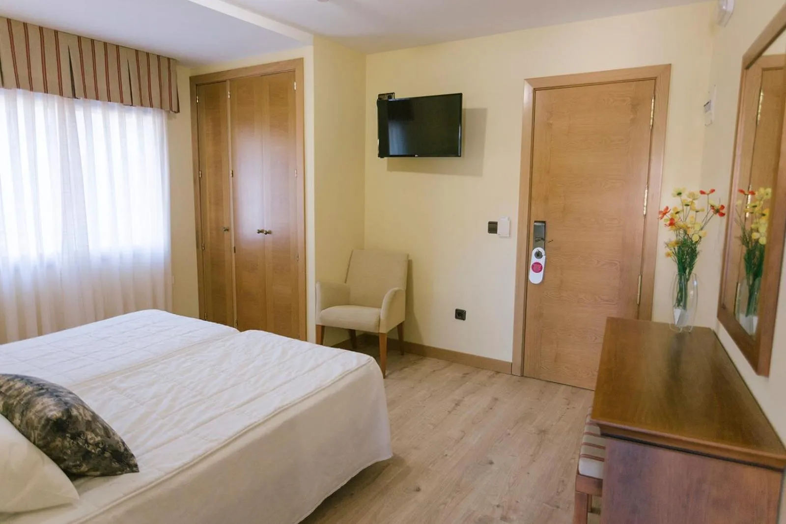 Bed in Hotel O Castro