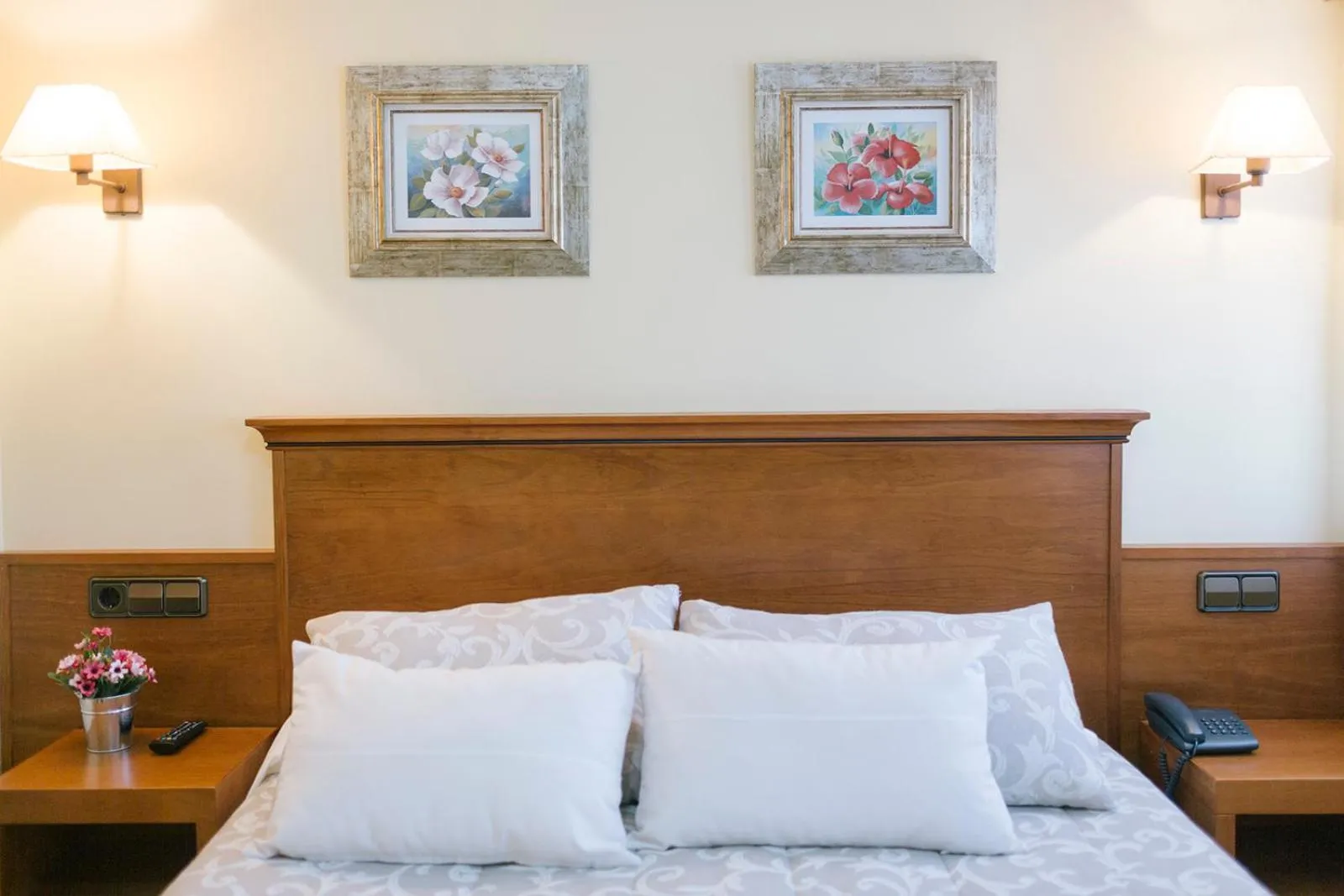 Bed in Hotel O Castro