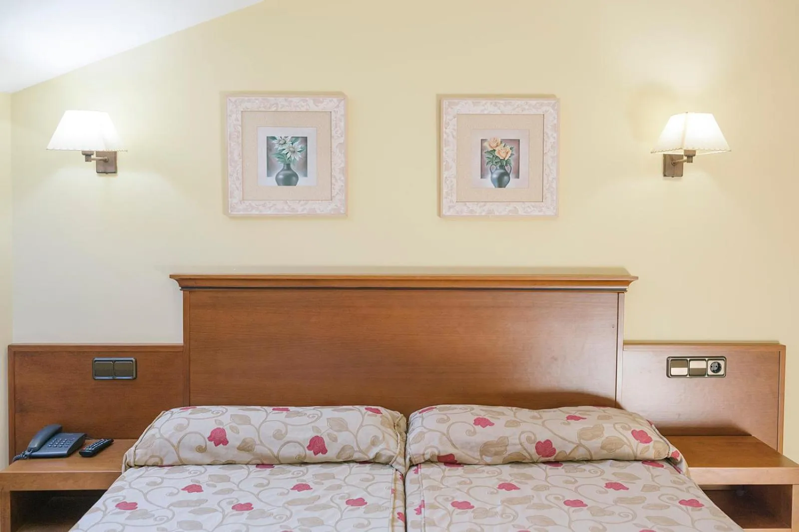 Bed in Hotel O Castro