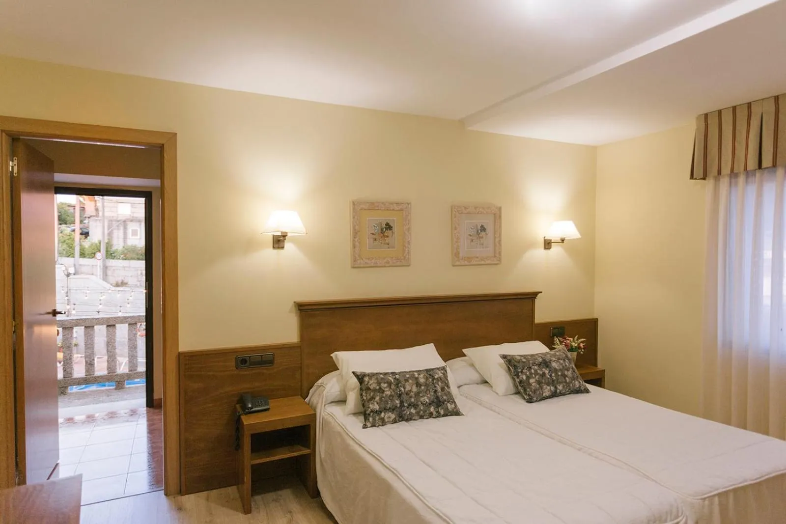 Bed in Hotel O Castro