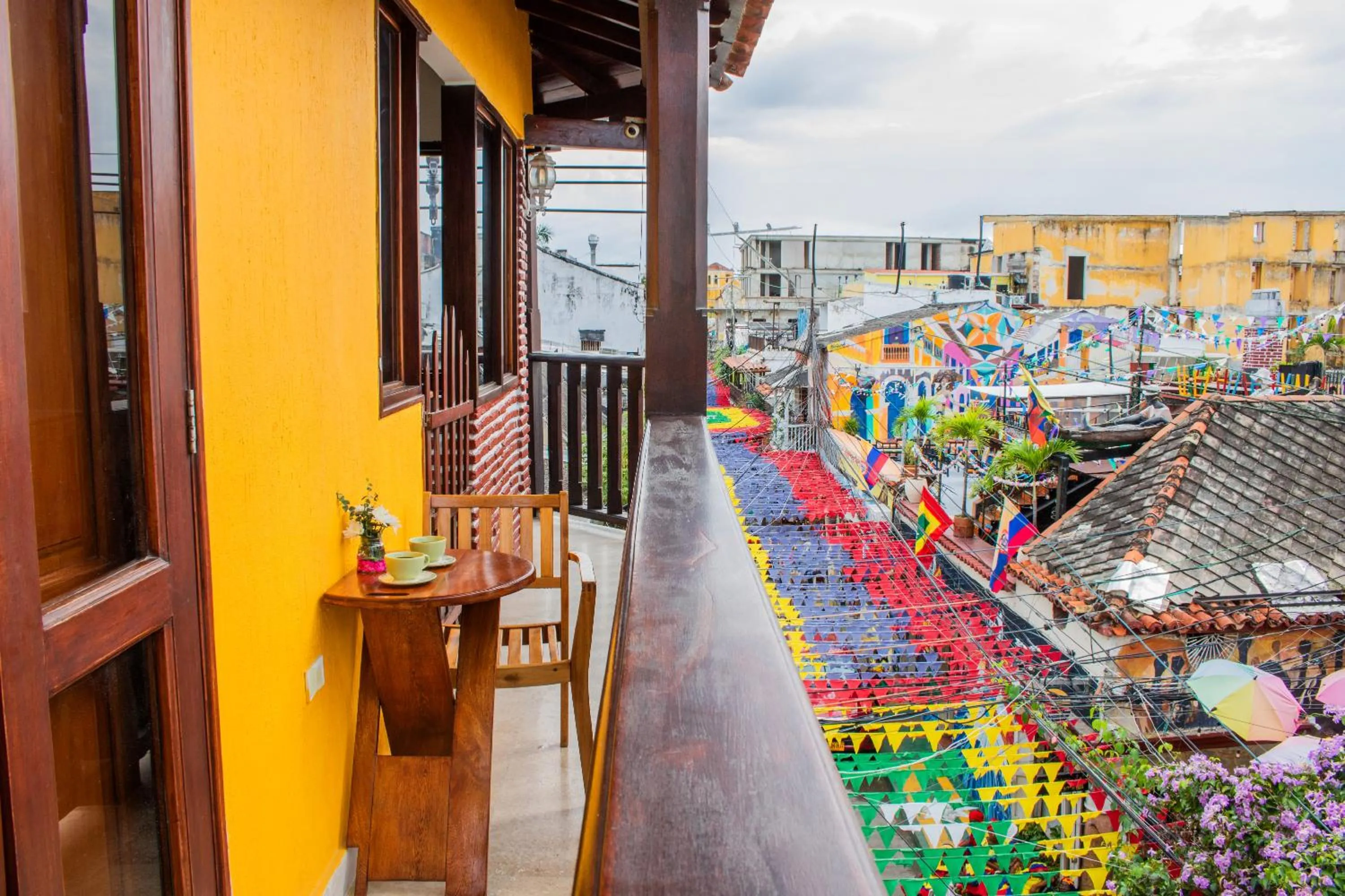 Balcony/Terrace in Hotel Casa Centenario Getsemaní