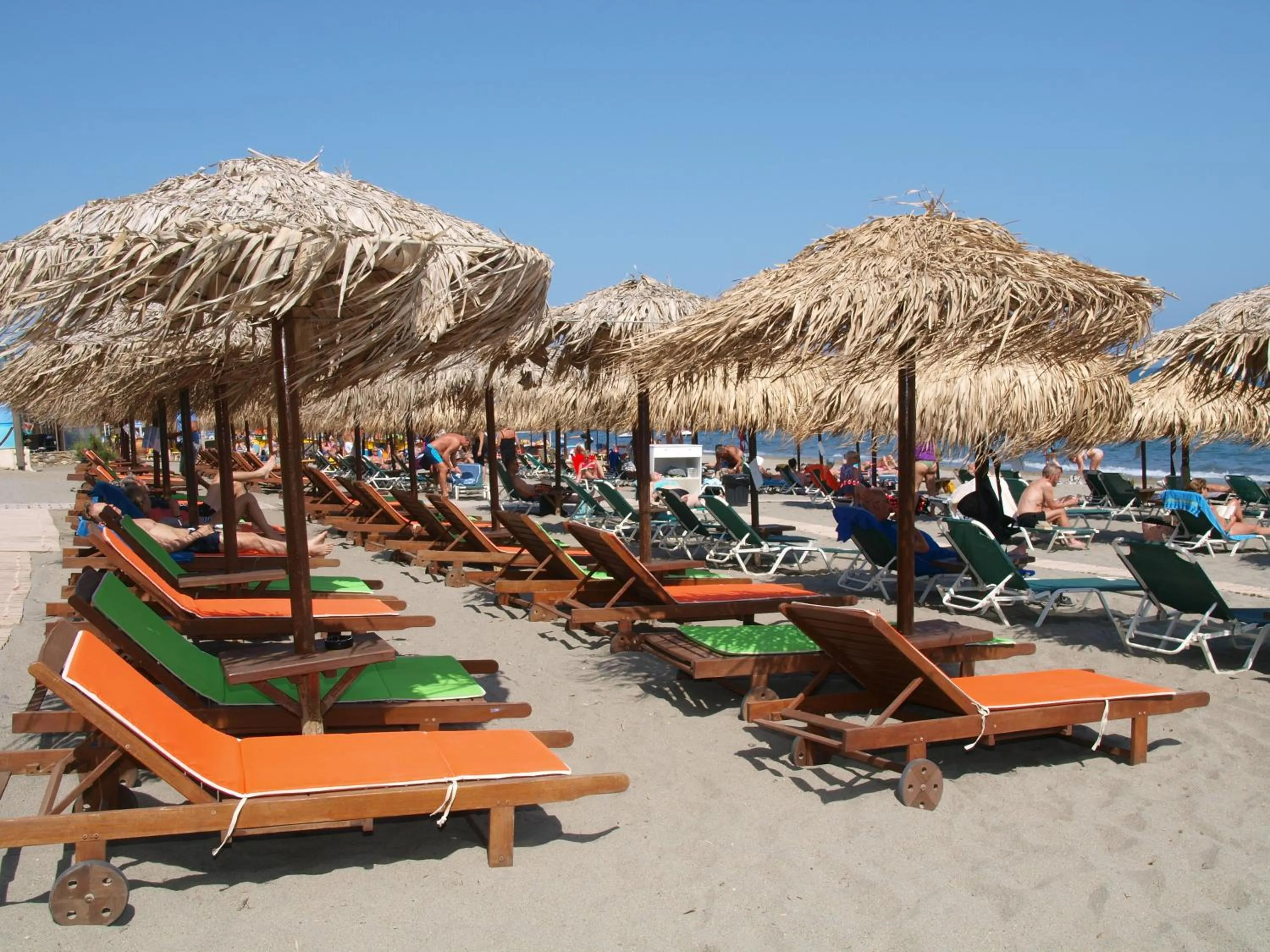 Beach in Mylos Hotel Apartments