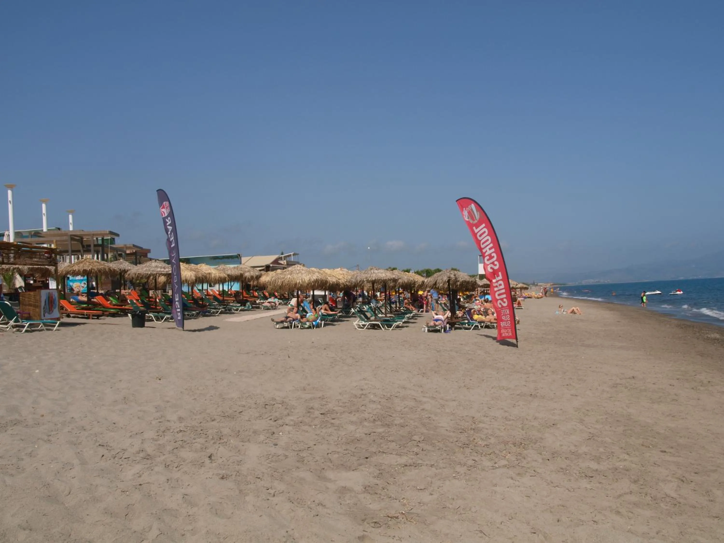Beach in Mylos Hotel Apartments