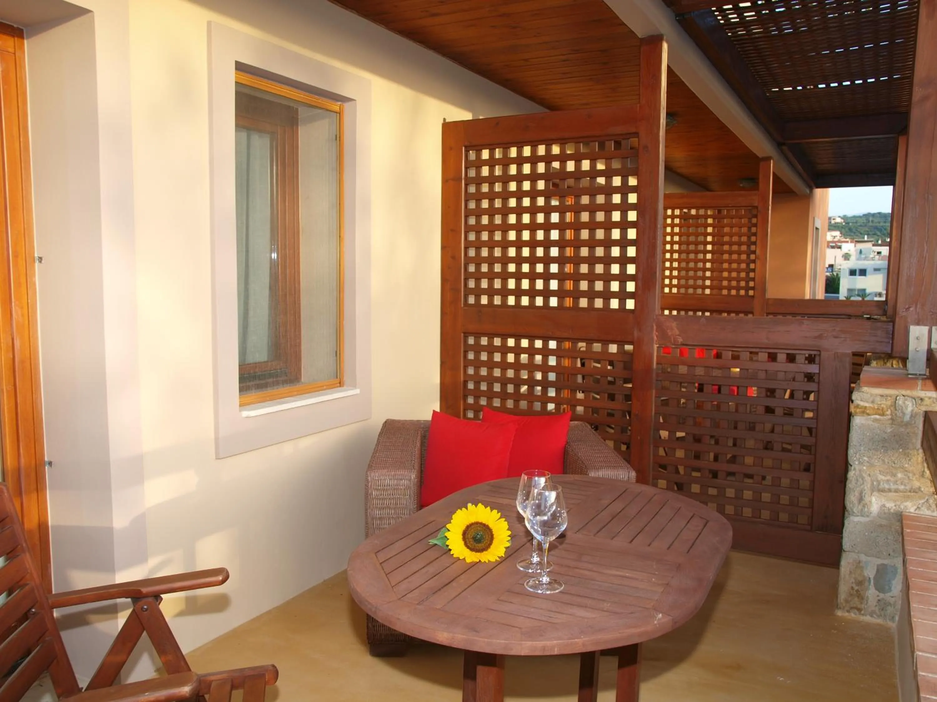 Balcony/Terrace in Mylos Hotel Apartments