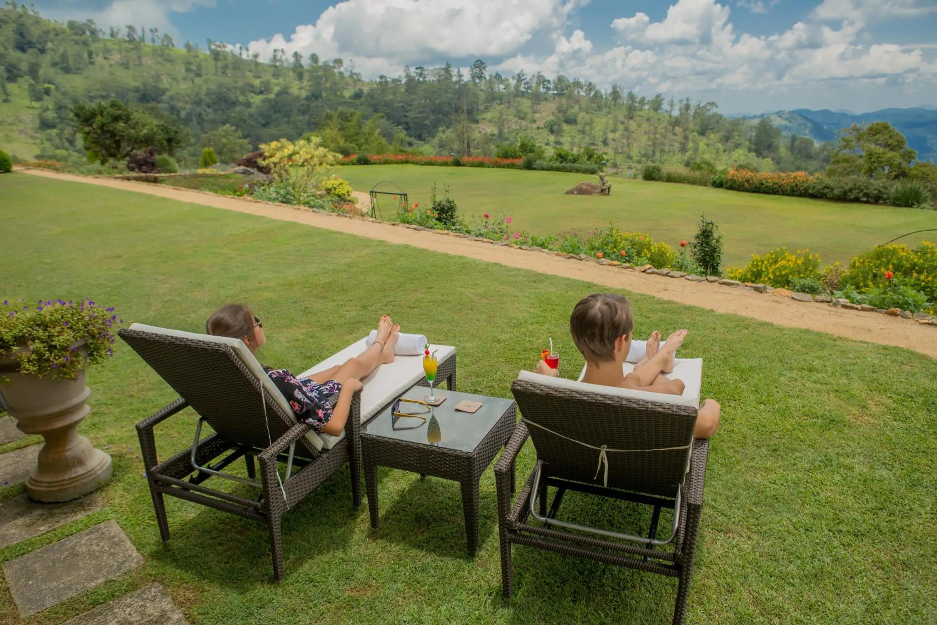 Patio in Hunas Falls