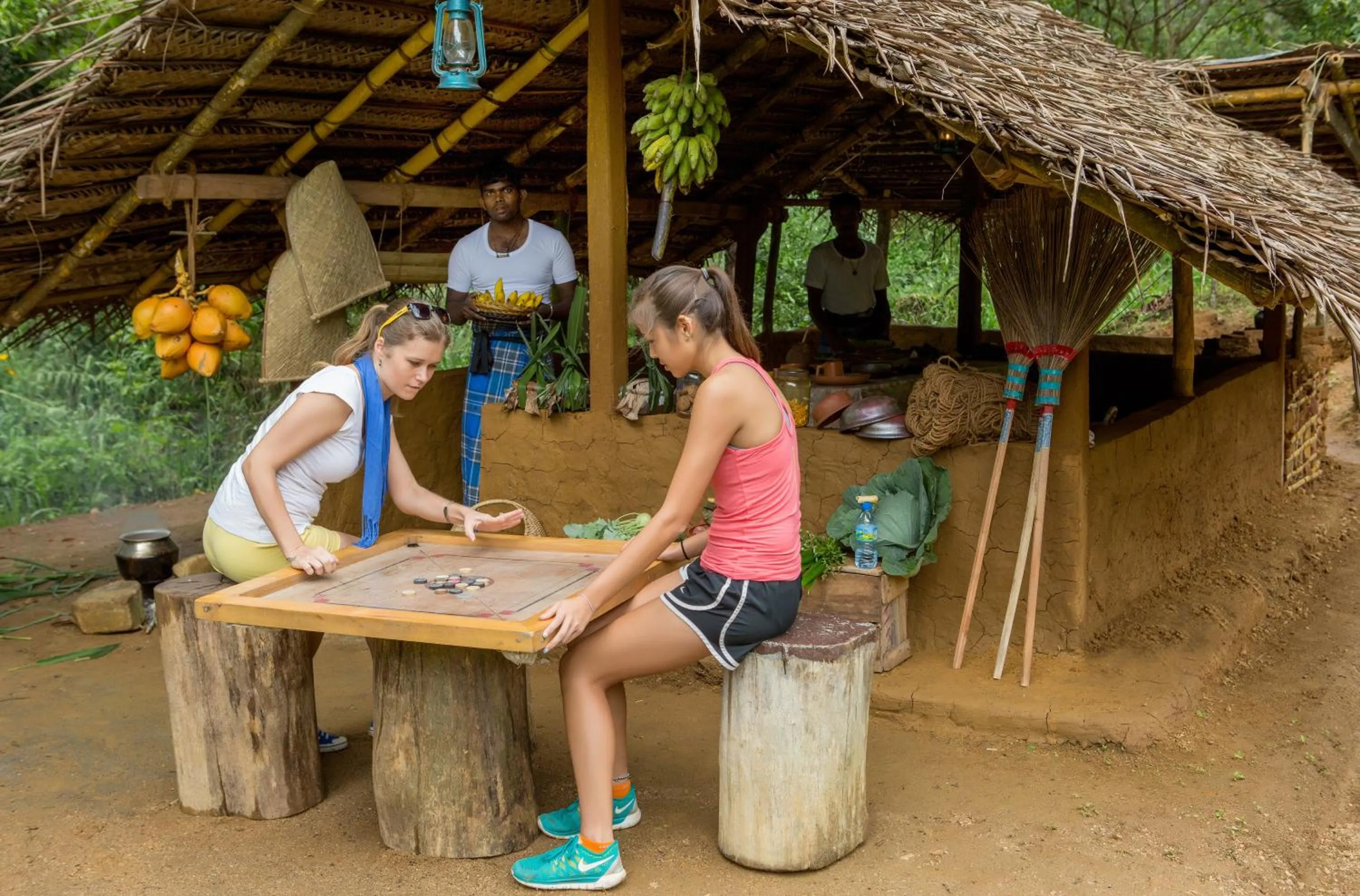 group of guests in Hunas Falls