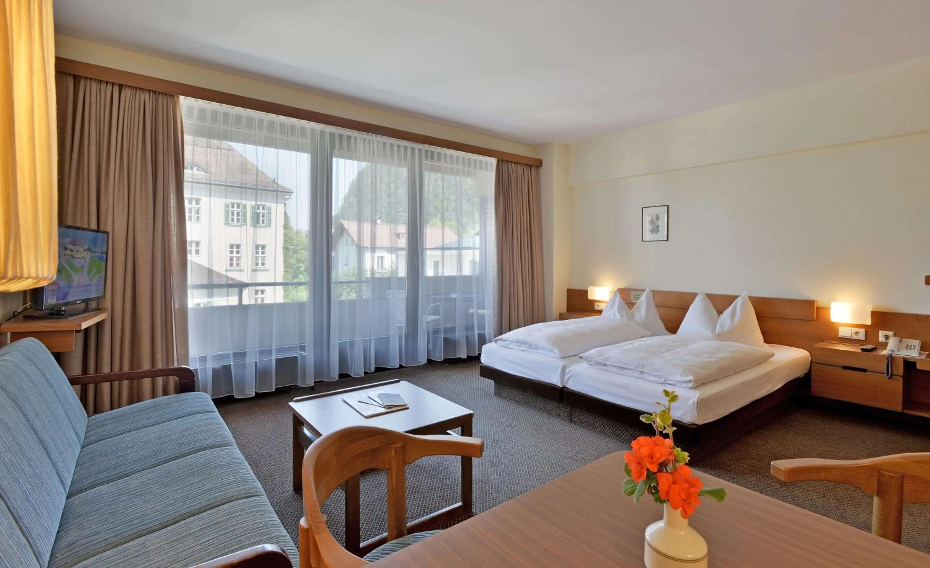 Bed in Aparthotel Andreas Hofer