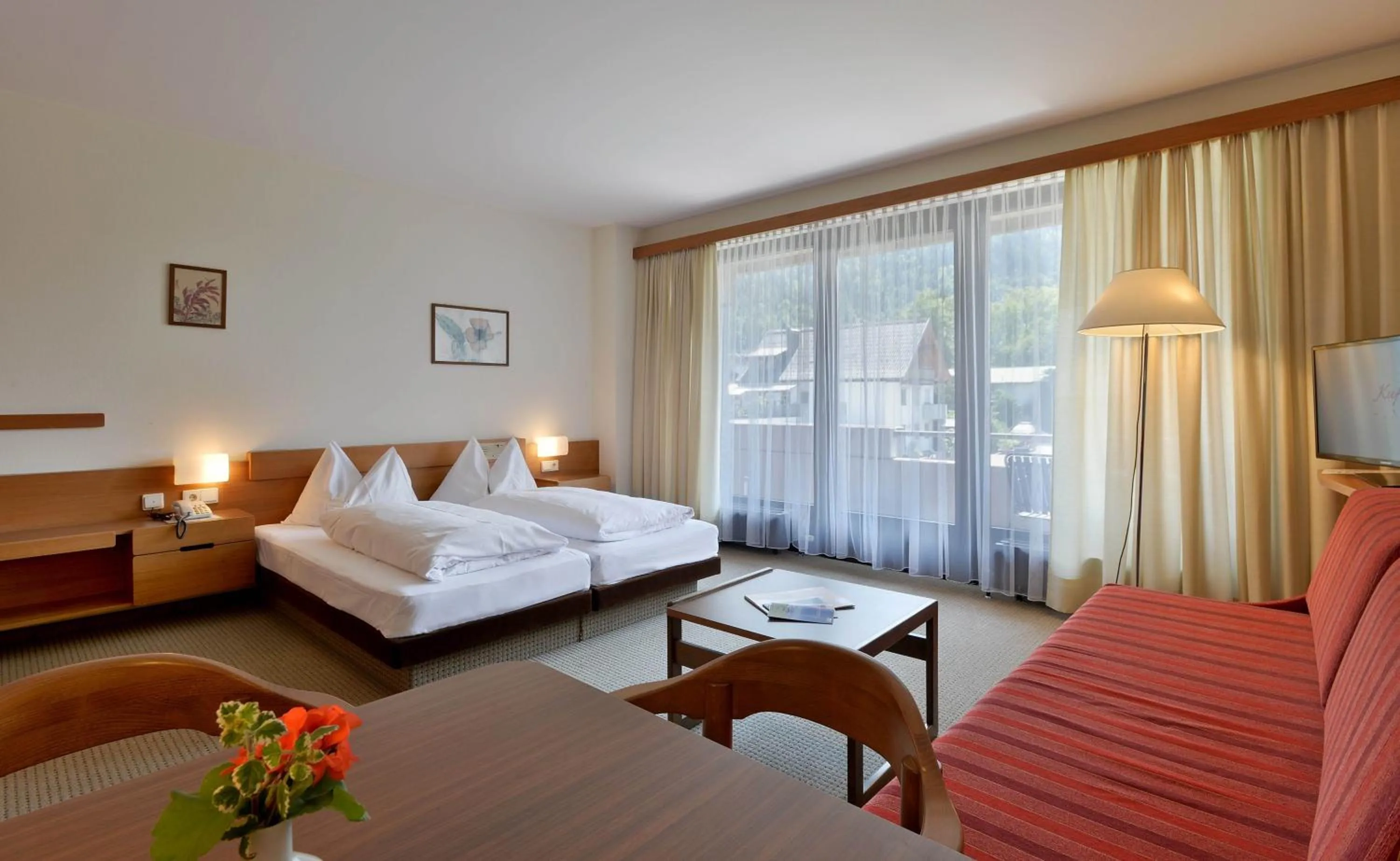 Bed in Aparthotel Andreas Hofer