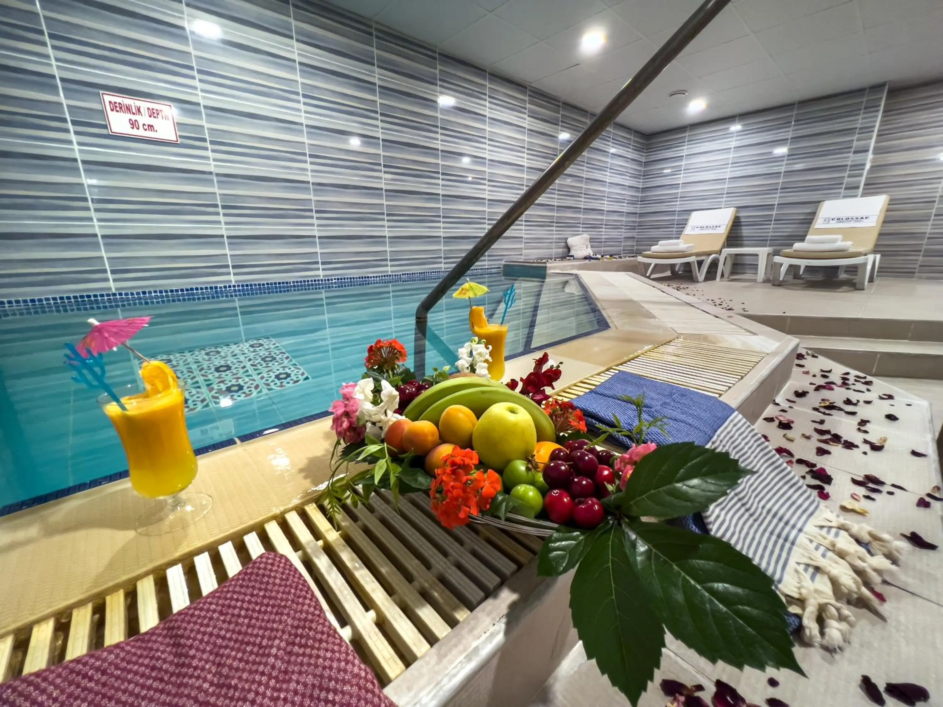 Swimming pool in Spa Hotel Colossae Thermal