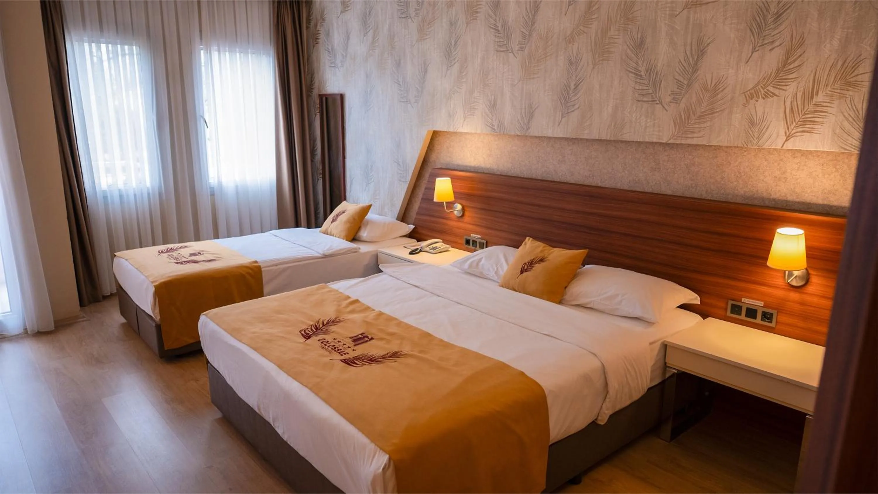 Bed in Spa Hotel Colossae Thermal