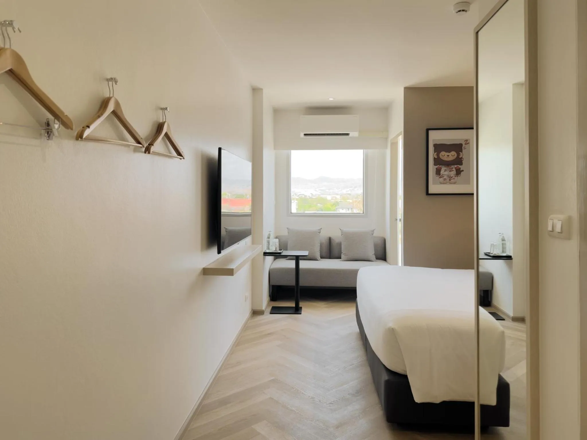 Bed in Fortune D Hotel Loei