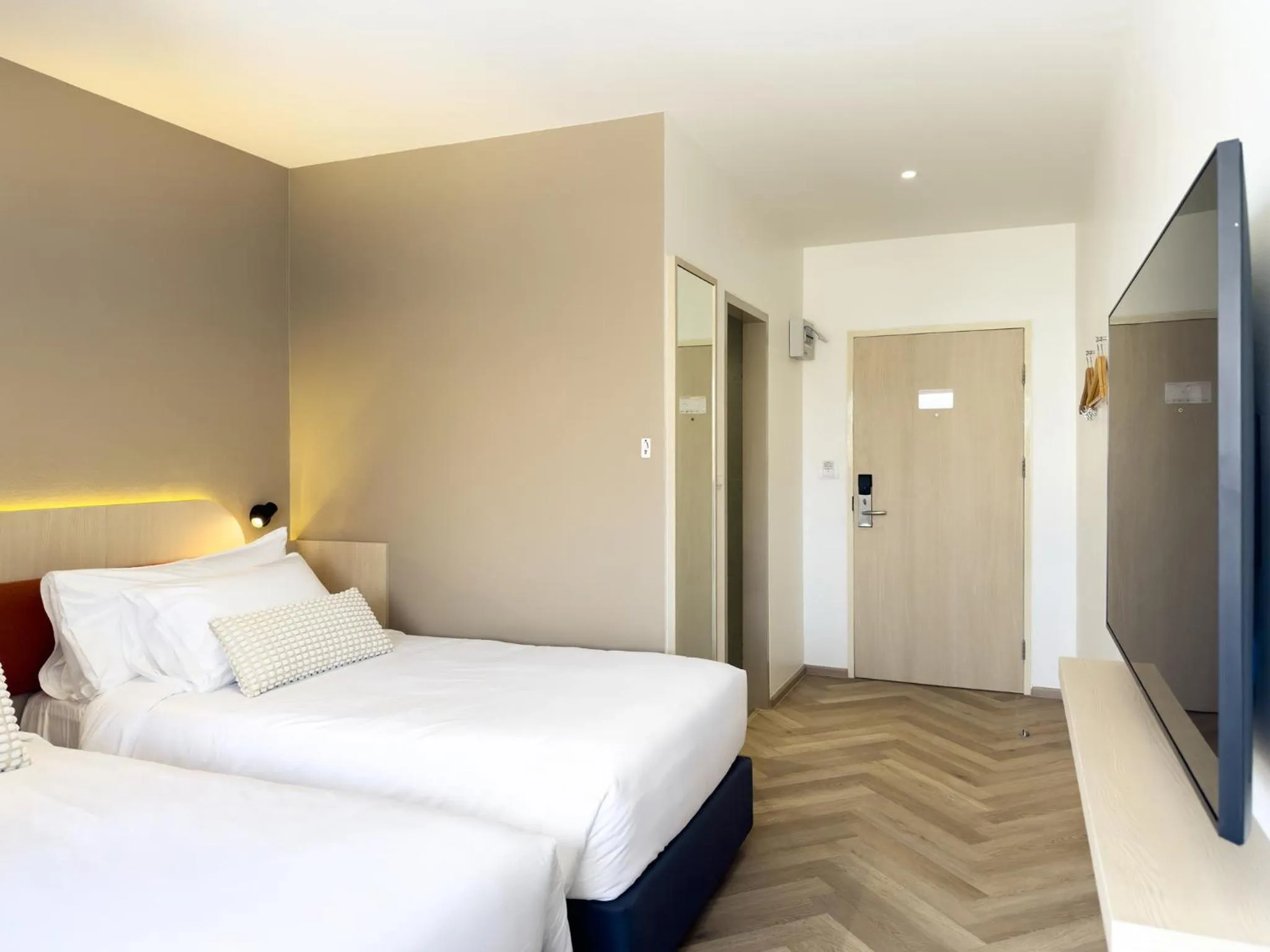 Bed in Fortune D Hotel Loei