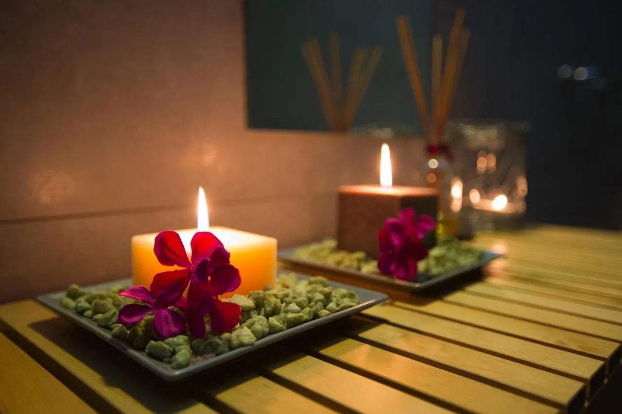 Decorative detail in Ilion Spa Hotel