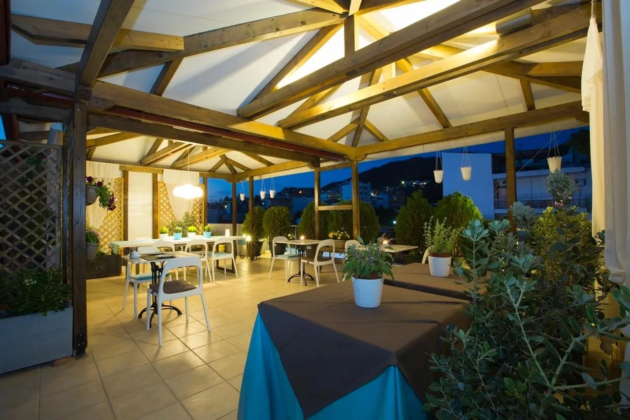 Patio in Ilion Spa Hotel