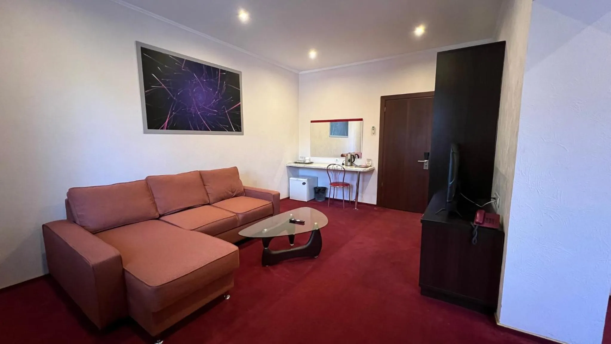 Seating area in JEPPESEN RESIDENCE