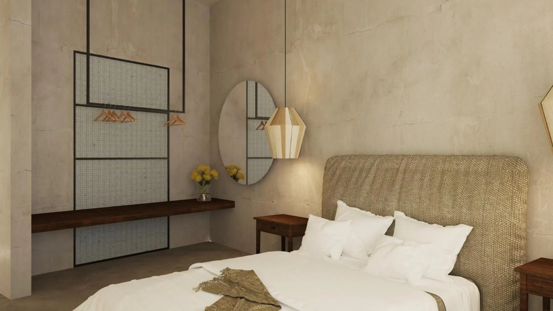 Bedroom, Bed in Areos Polis Boutique Hotel