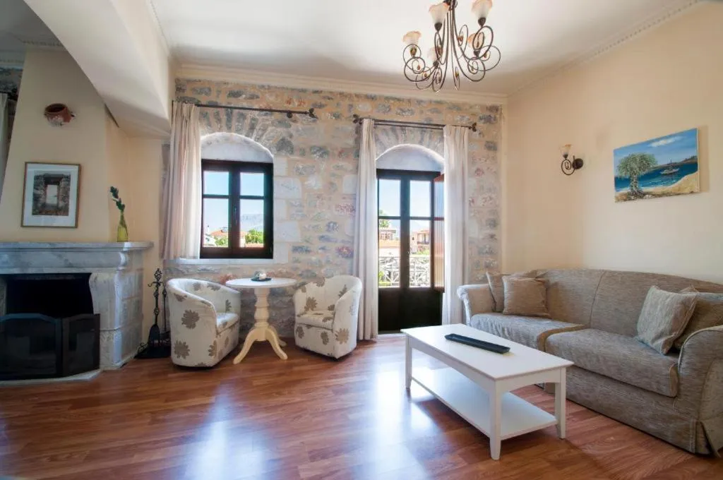 Seating area in Areos Polis Boutique Hotel