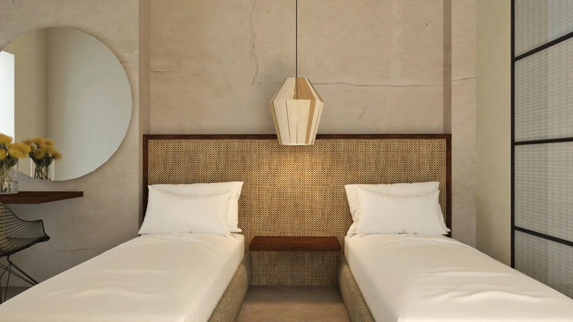 Bedroom, Bed in Areos Polis Boutique Hotel