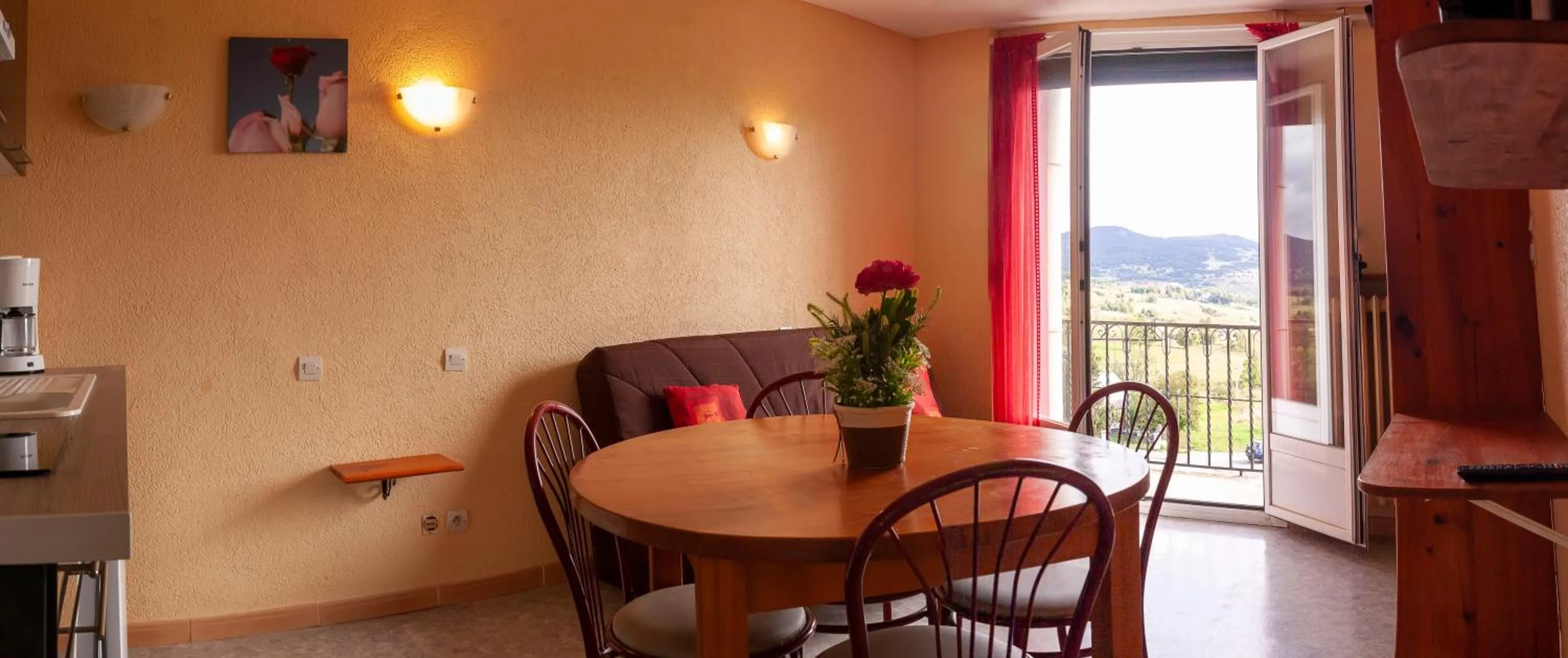 Kitchen or kitchenette in Le Catalan - Hôtel et appartements