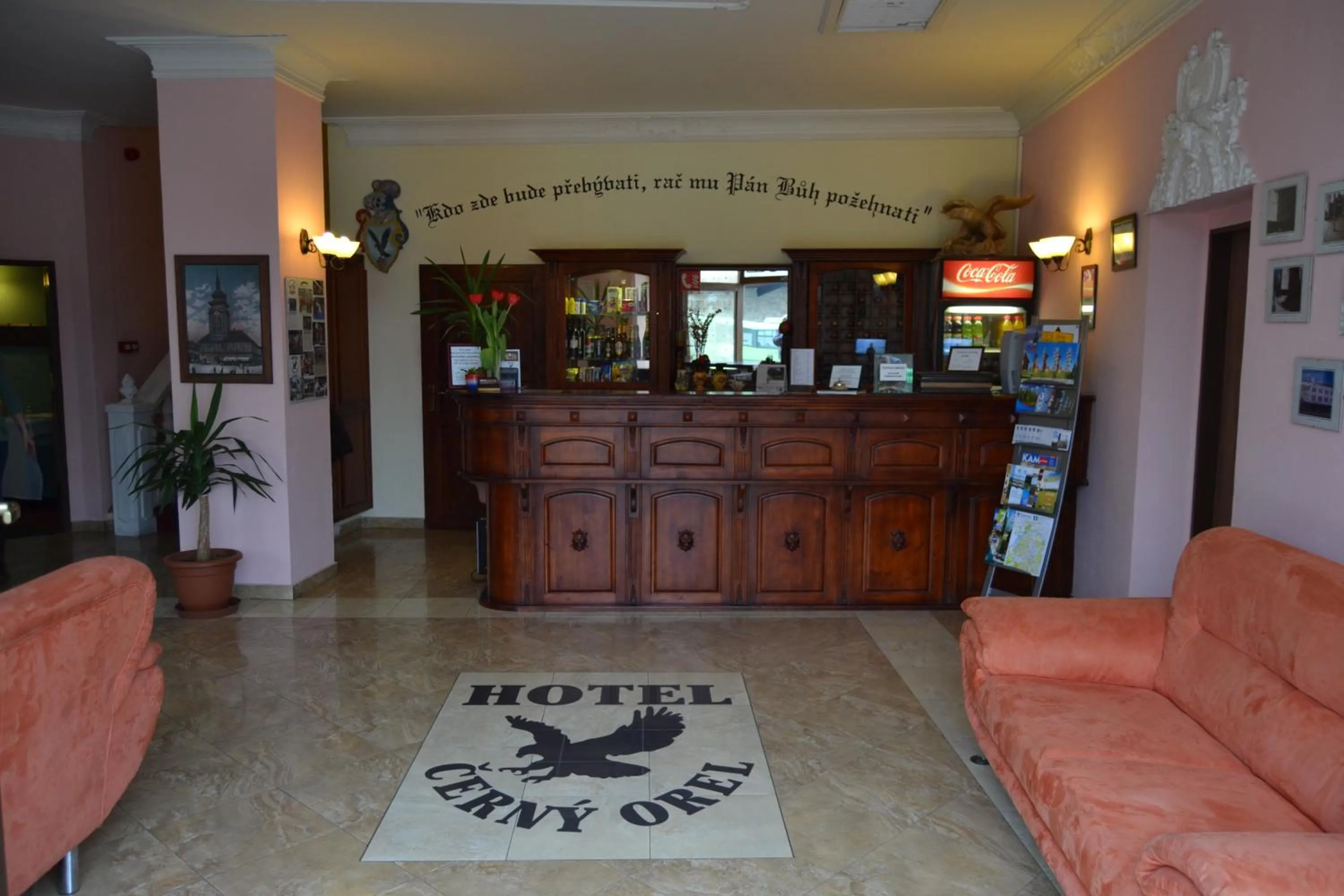 Lobby or reception in Hotel Černý Orel Žatec