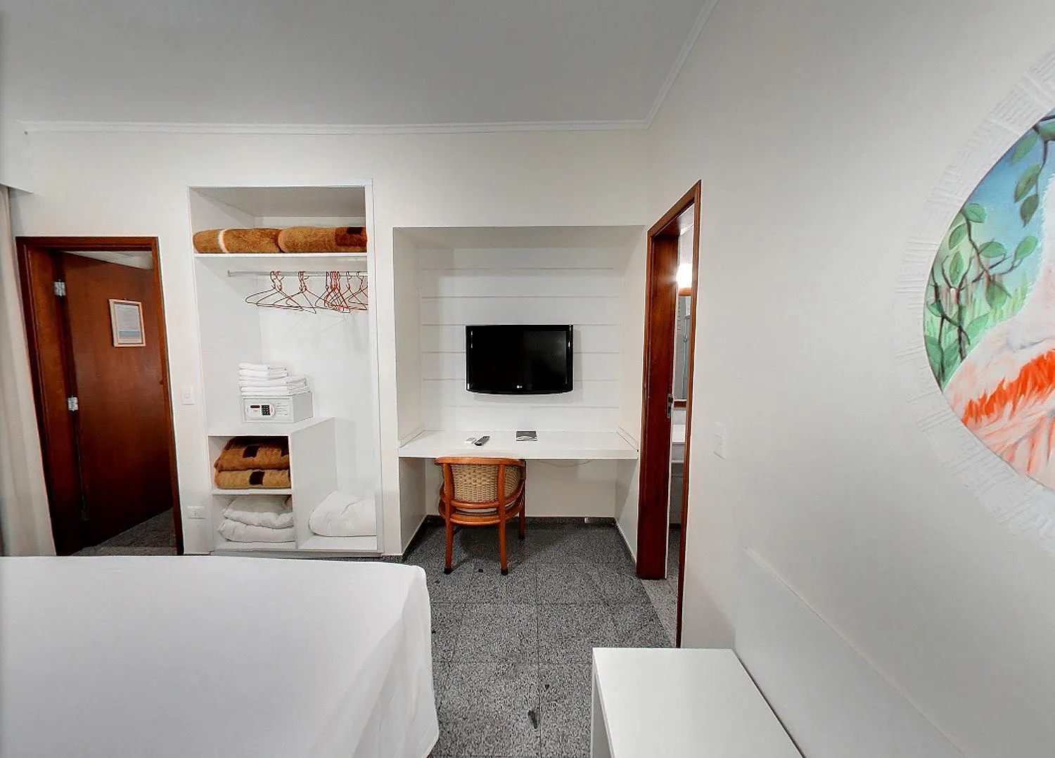 Bed in Amazon Taiamã Hotel