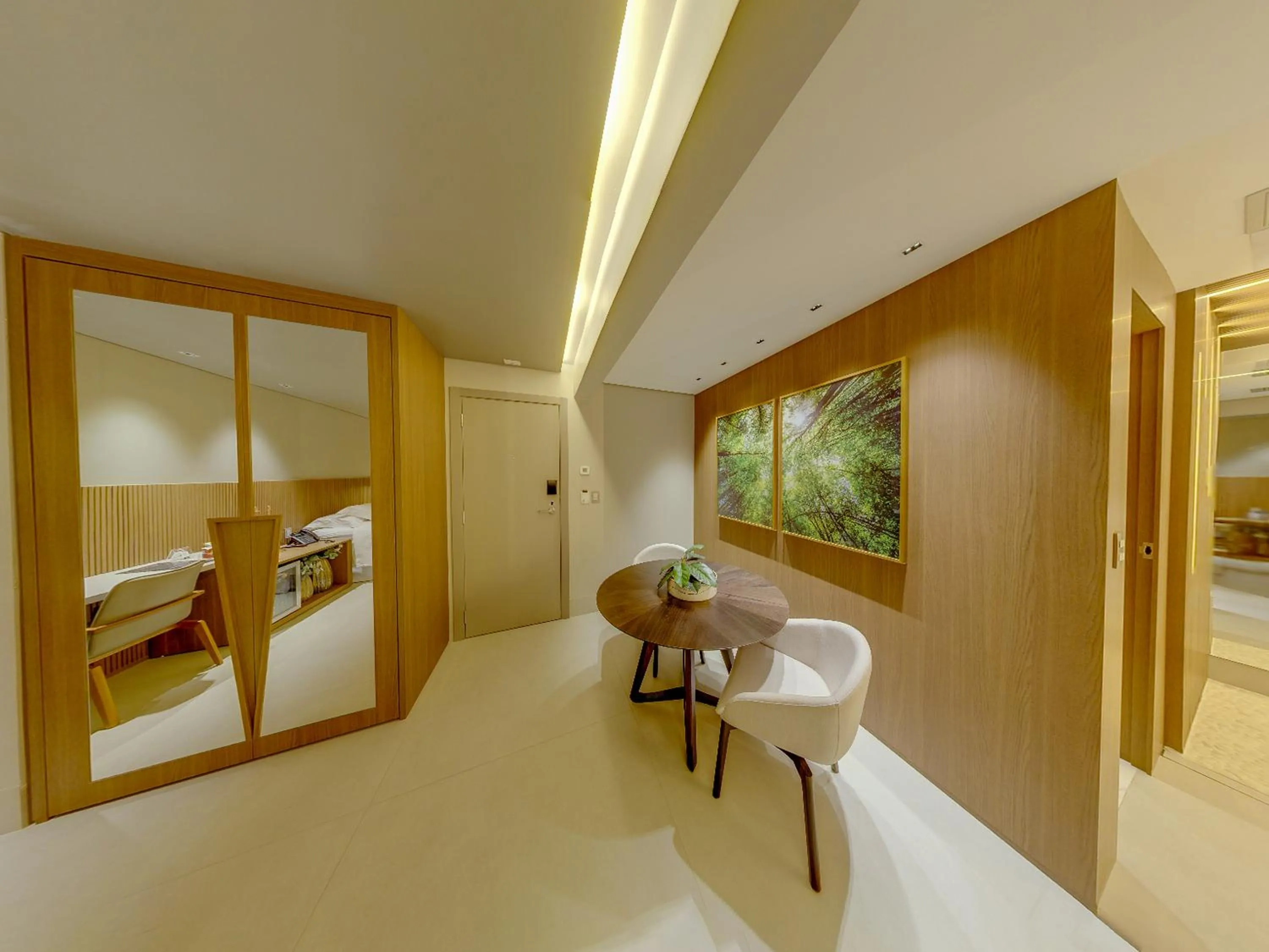 Bed in Amazon Taiamã Hotel