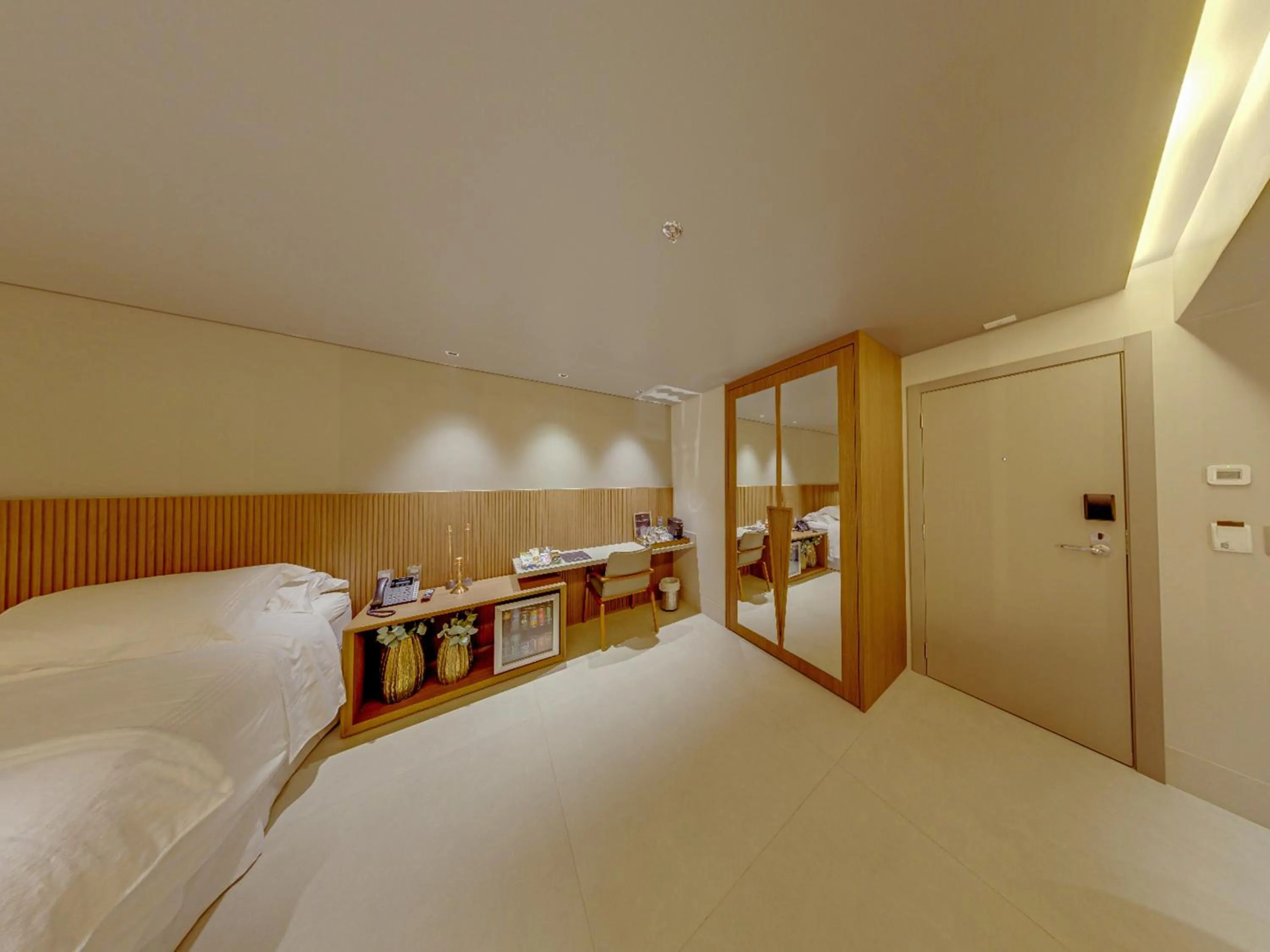 Bed in Amazon Taiamã Hotel