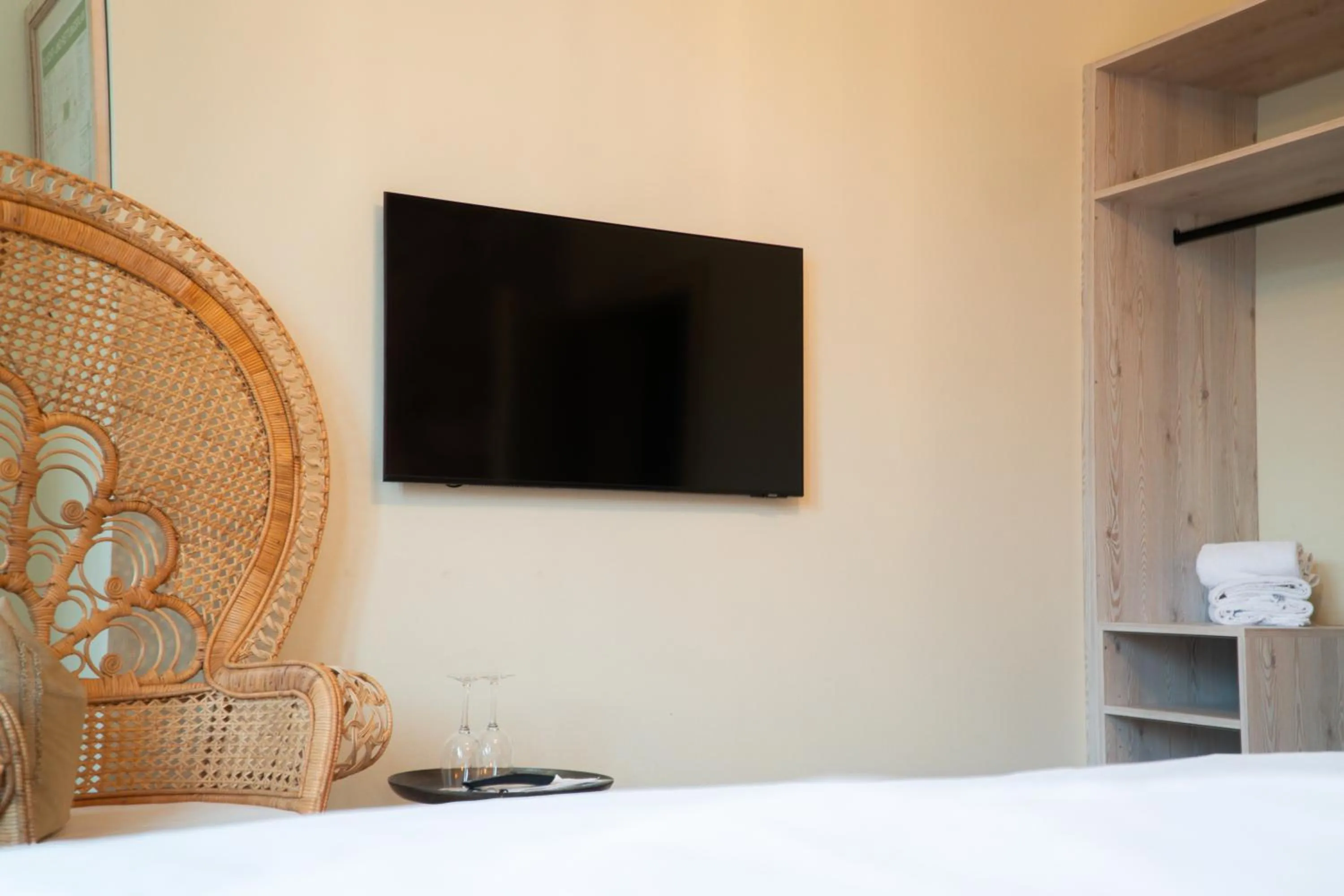 Decorative detail, Bed in Albergo-Toscana