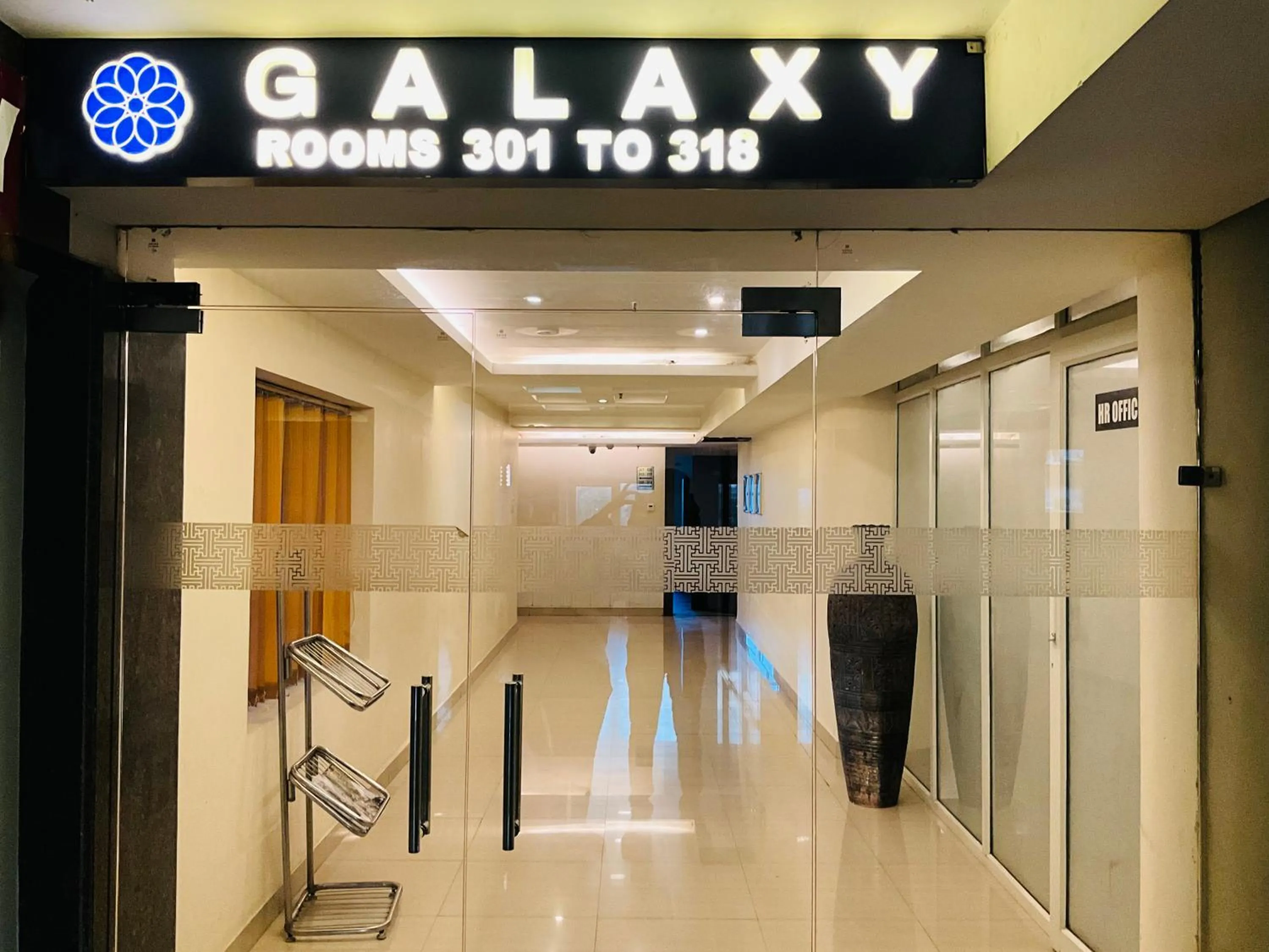 Lobby or reception in Hotel Galaxy