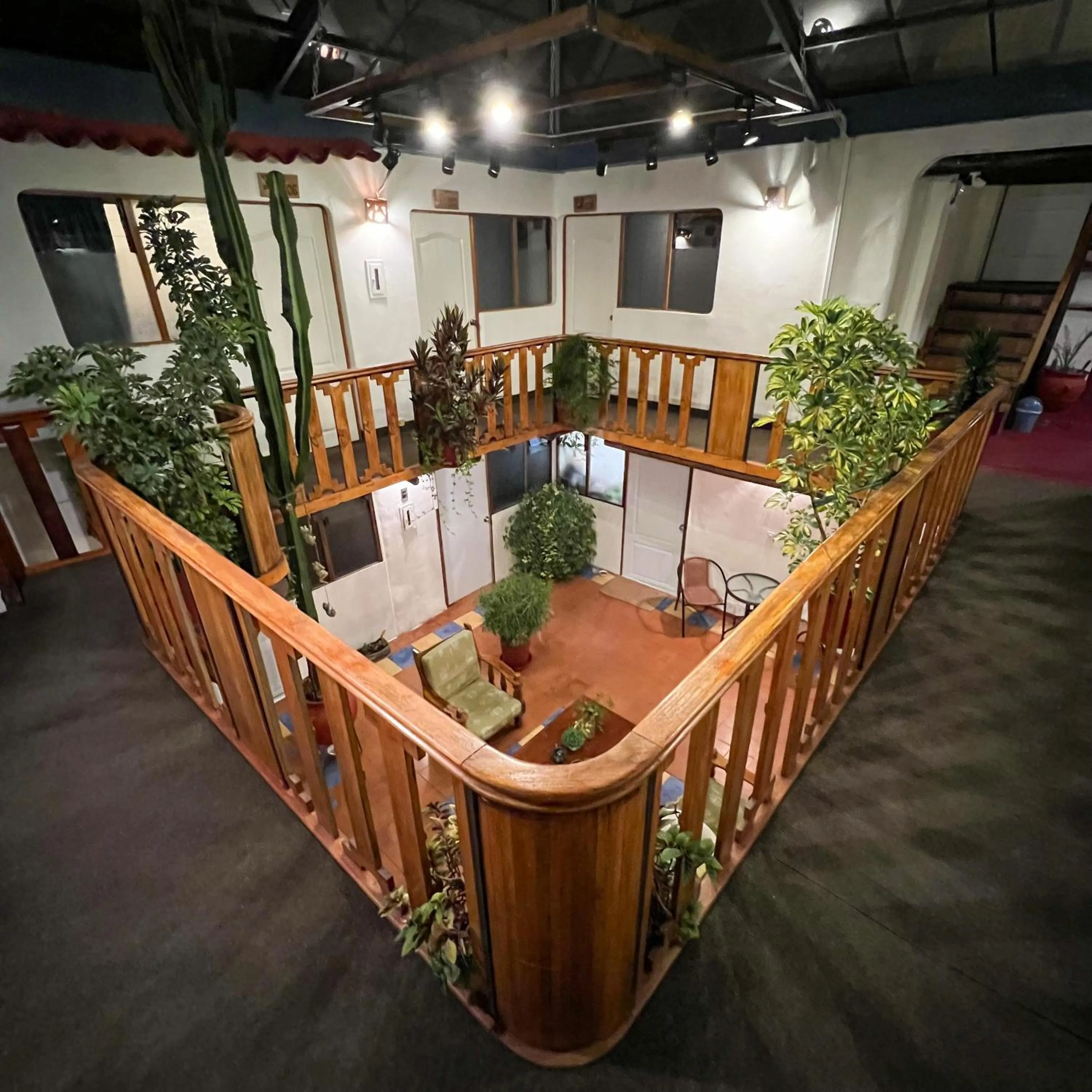 Patio in Hostal Teatro Inka