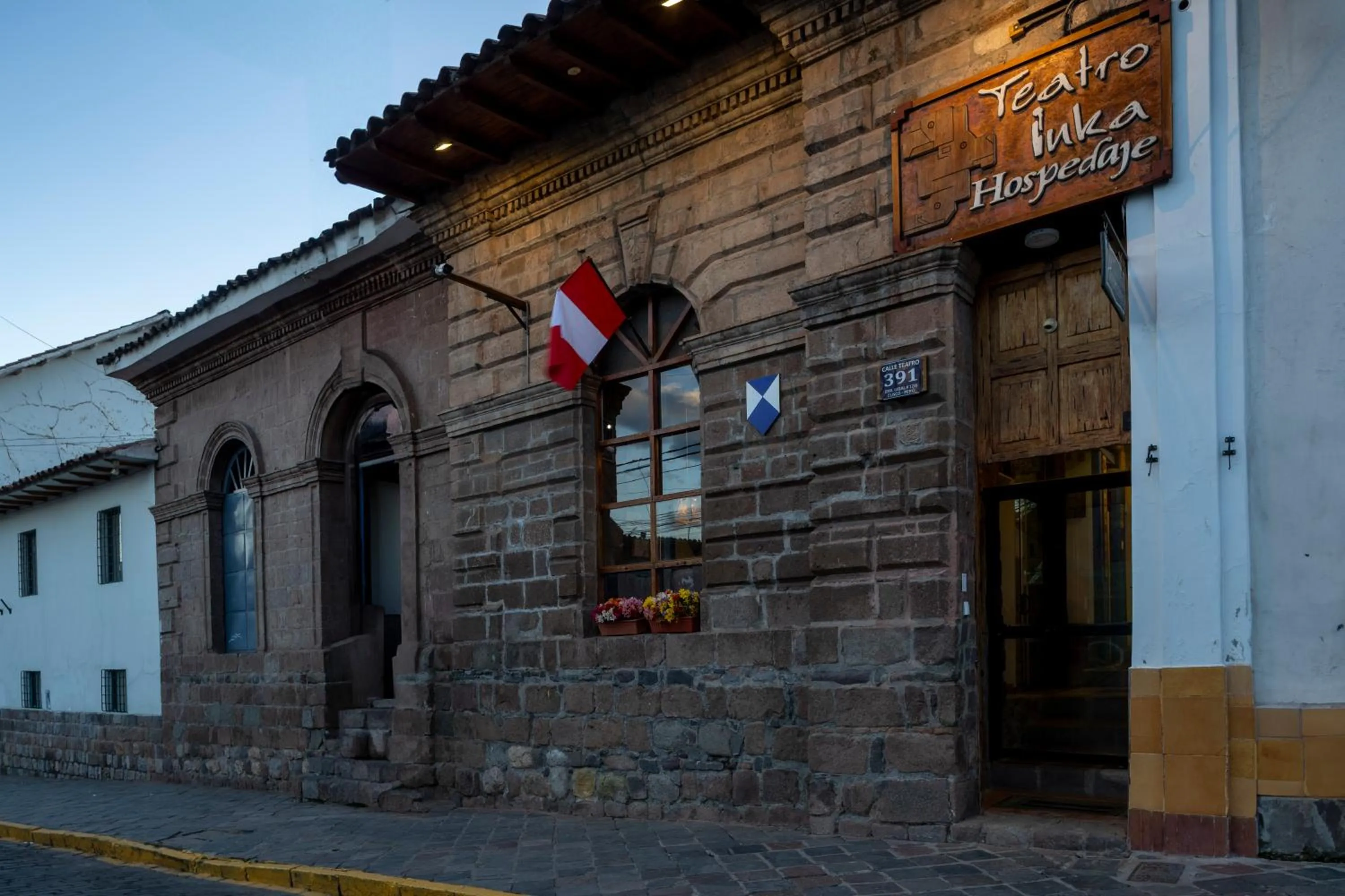 Property building in Hostal Teatro Inka