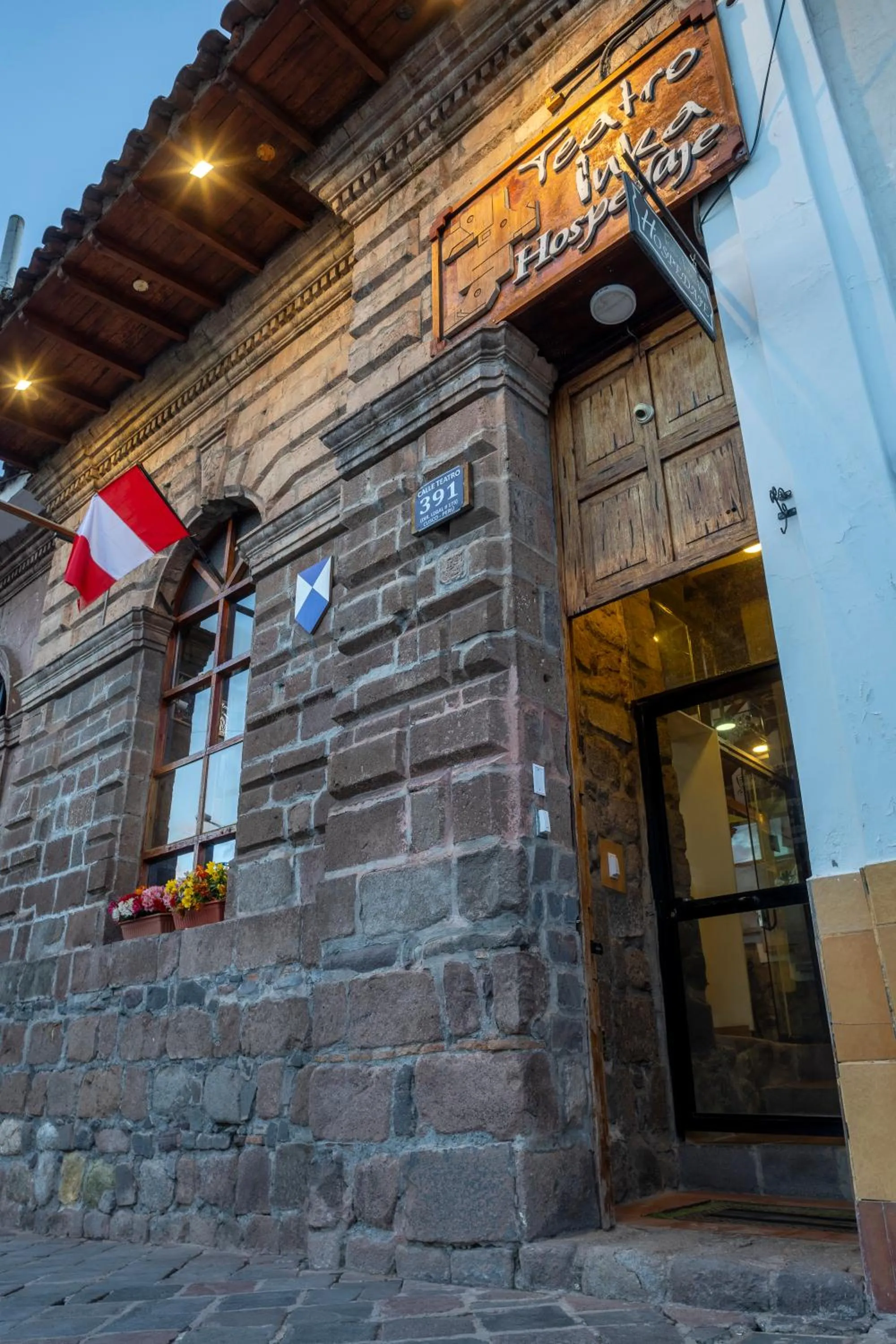 Property building in Hostal Teatro Inka