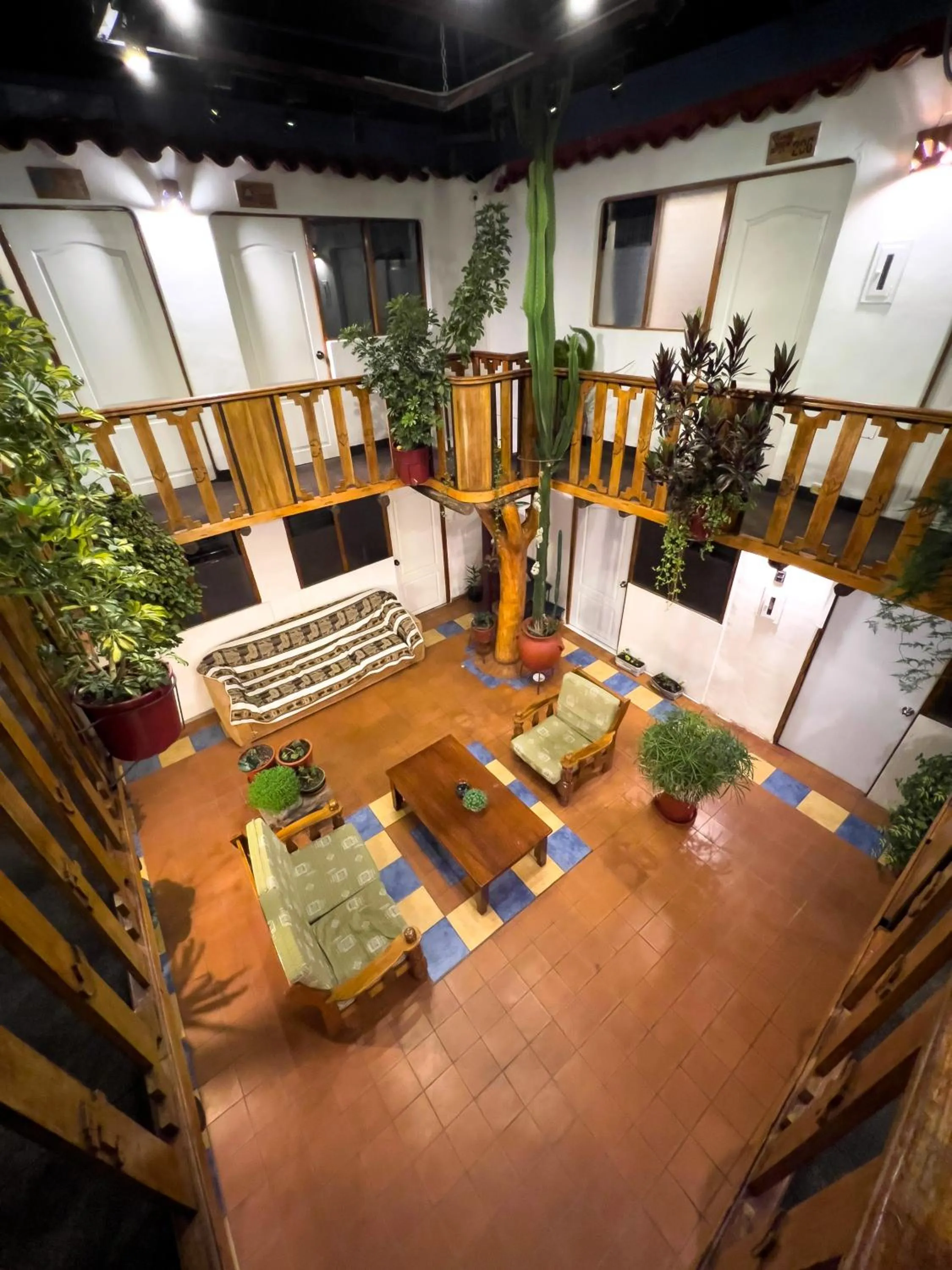 Patio in Hostal Teatro Inka