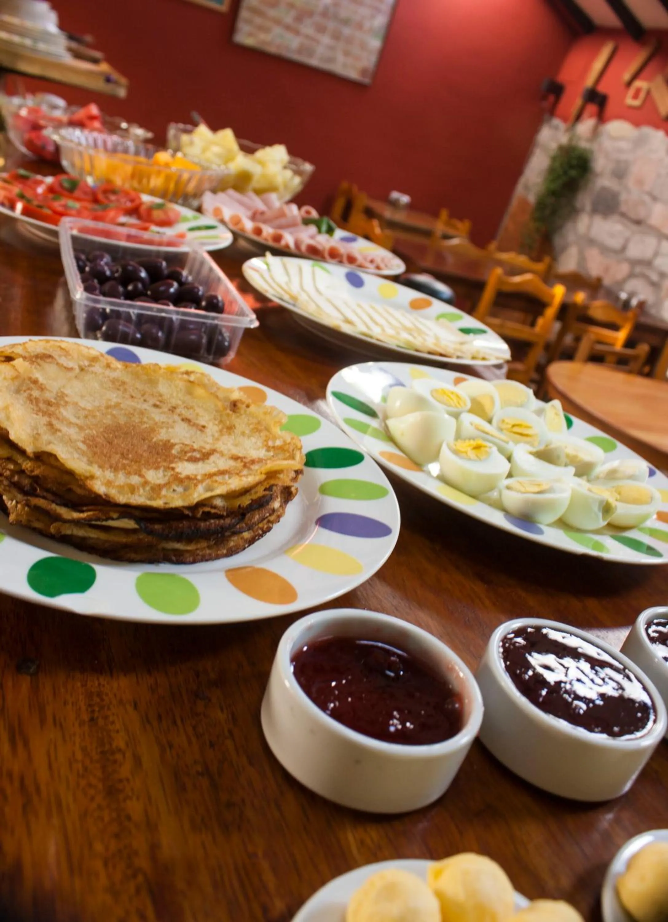 Food and drinks in Hostal Teatro Inka