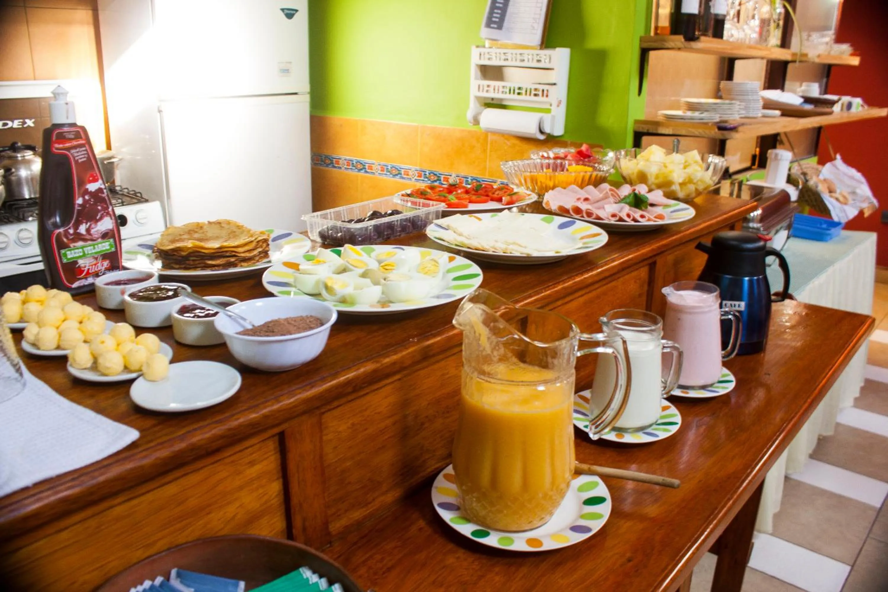 Breakfast in Hostal Teatro Inka