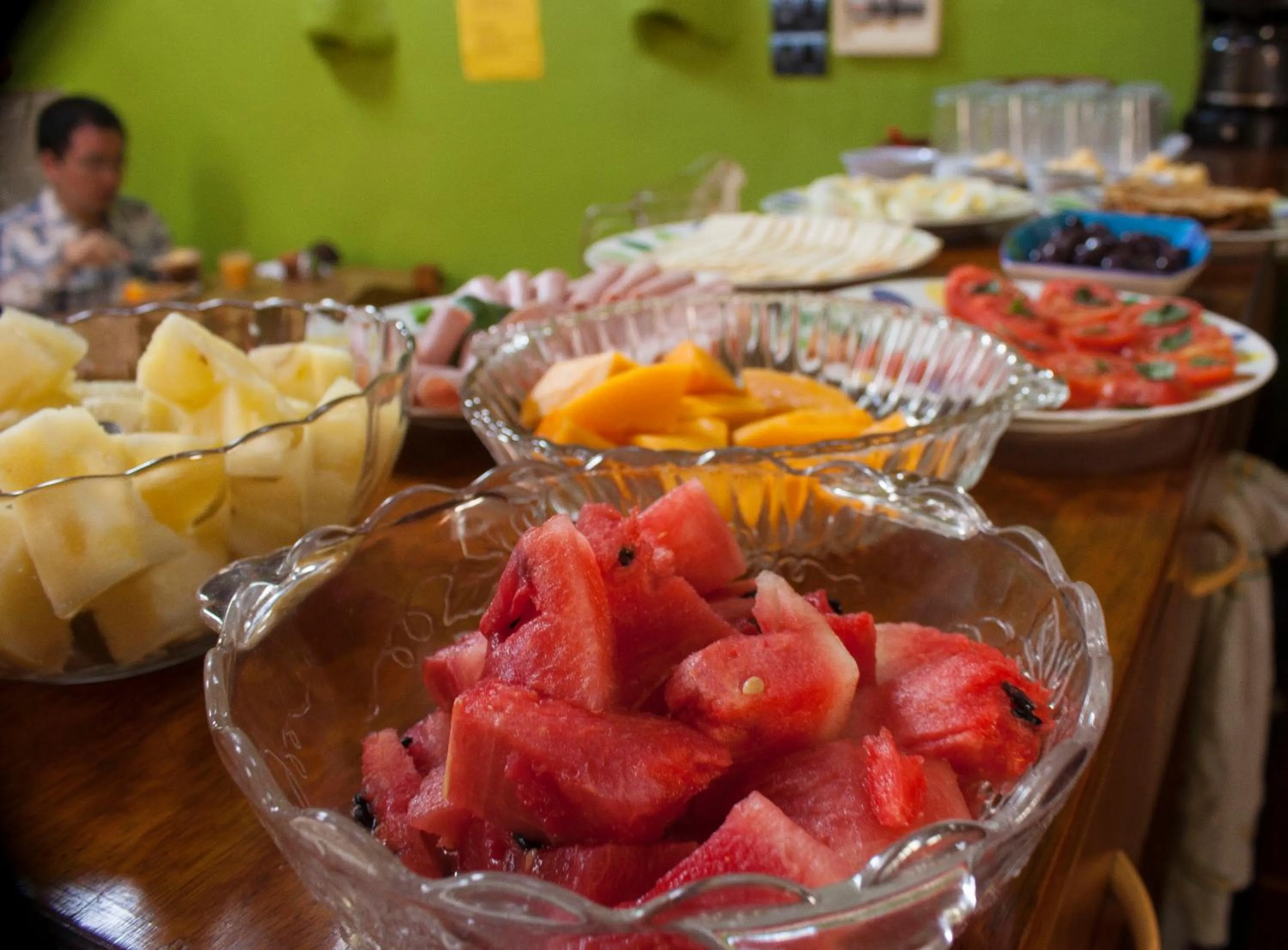 Breakfast in Hostal Teatro Inka