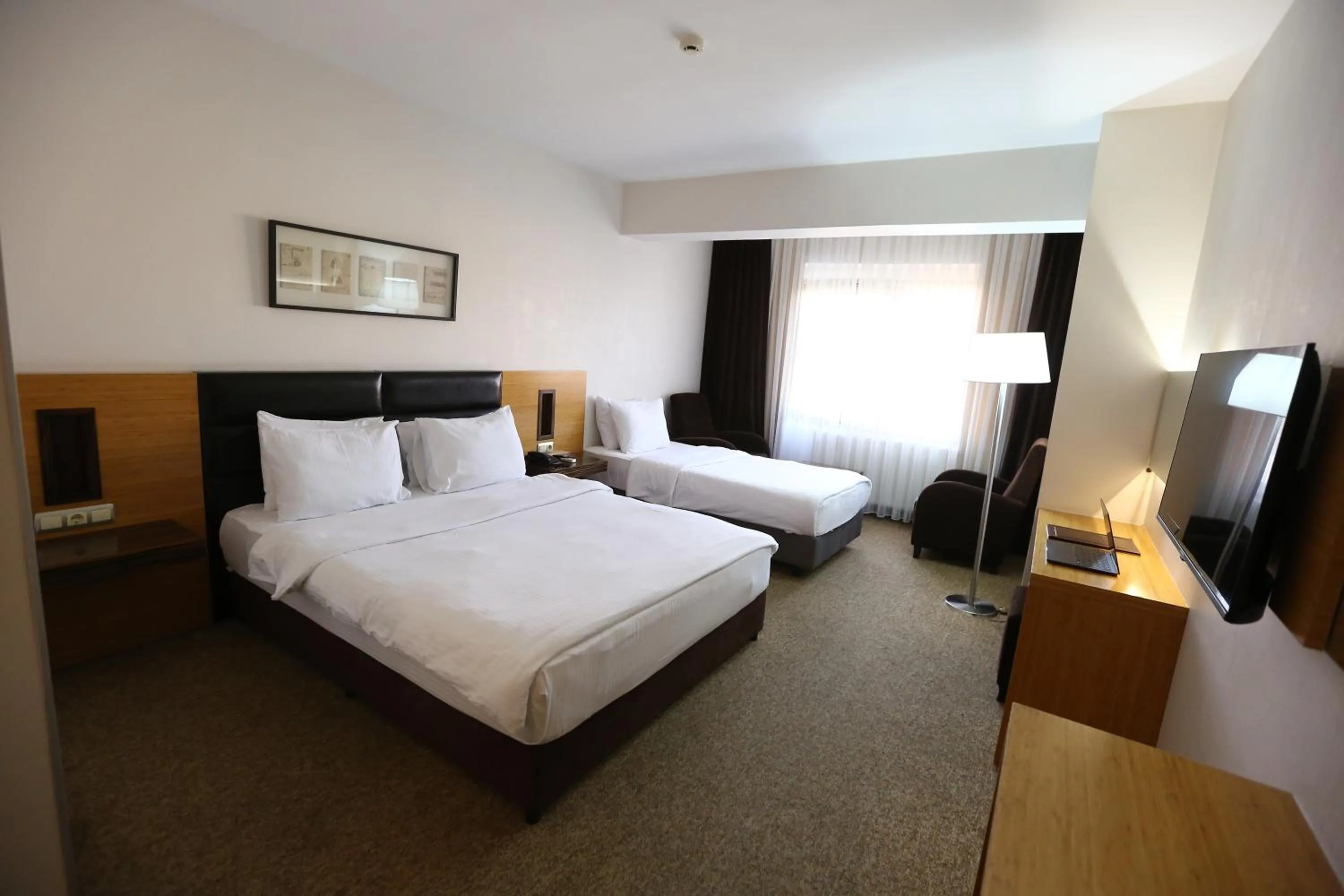 Bed in North Point Hotel