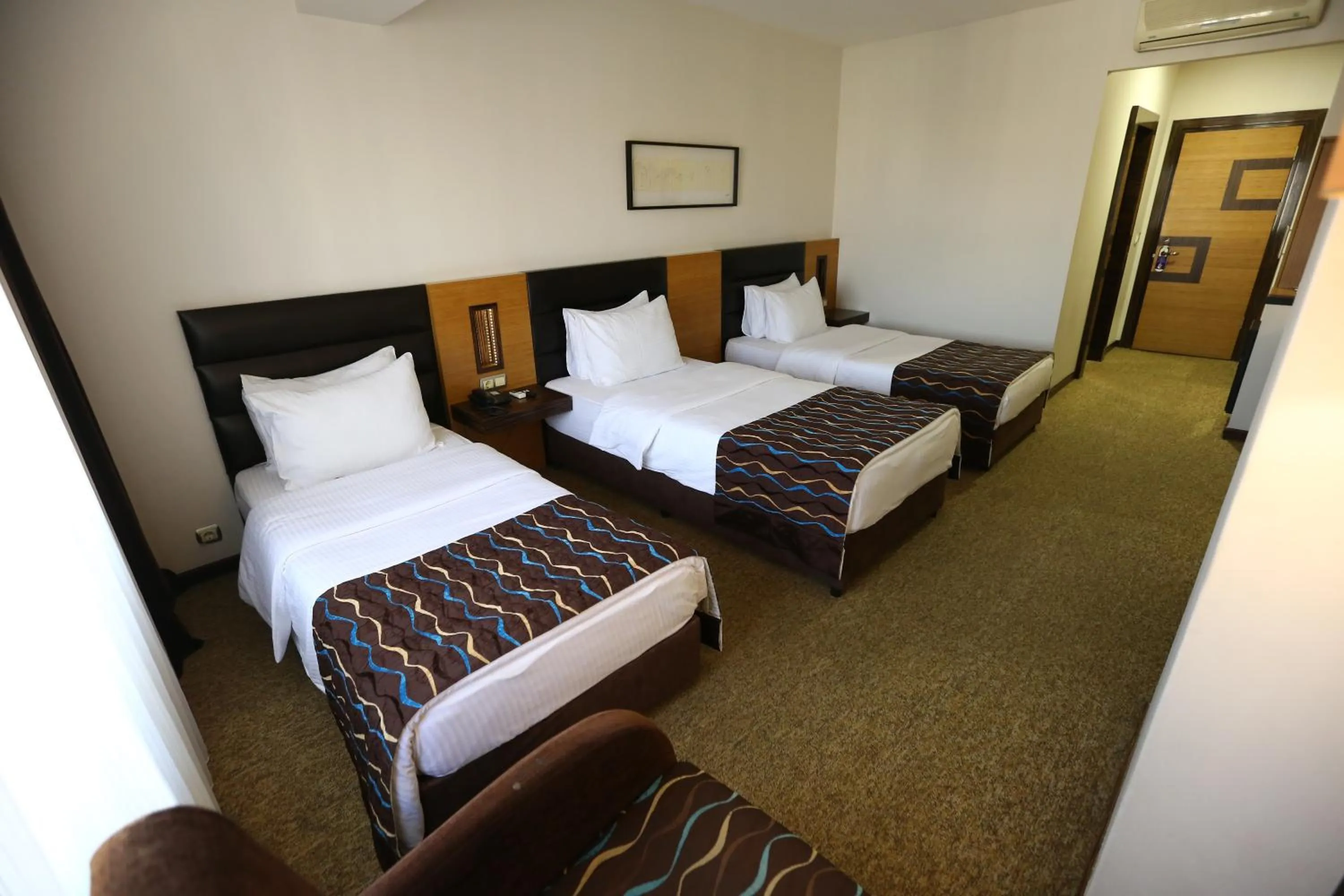 Bed in North Point Hotel