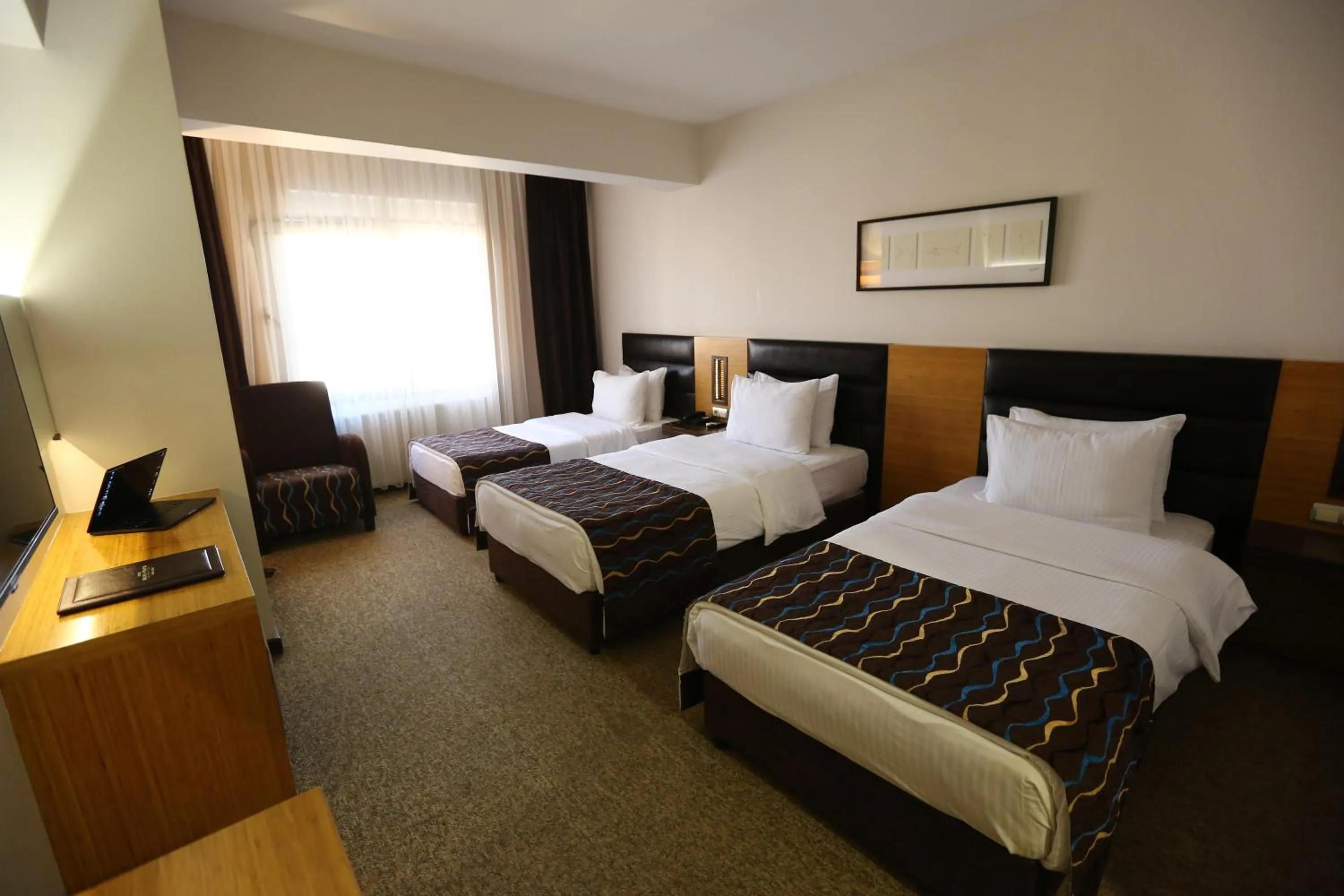 Bed in North Point Hotel