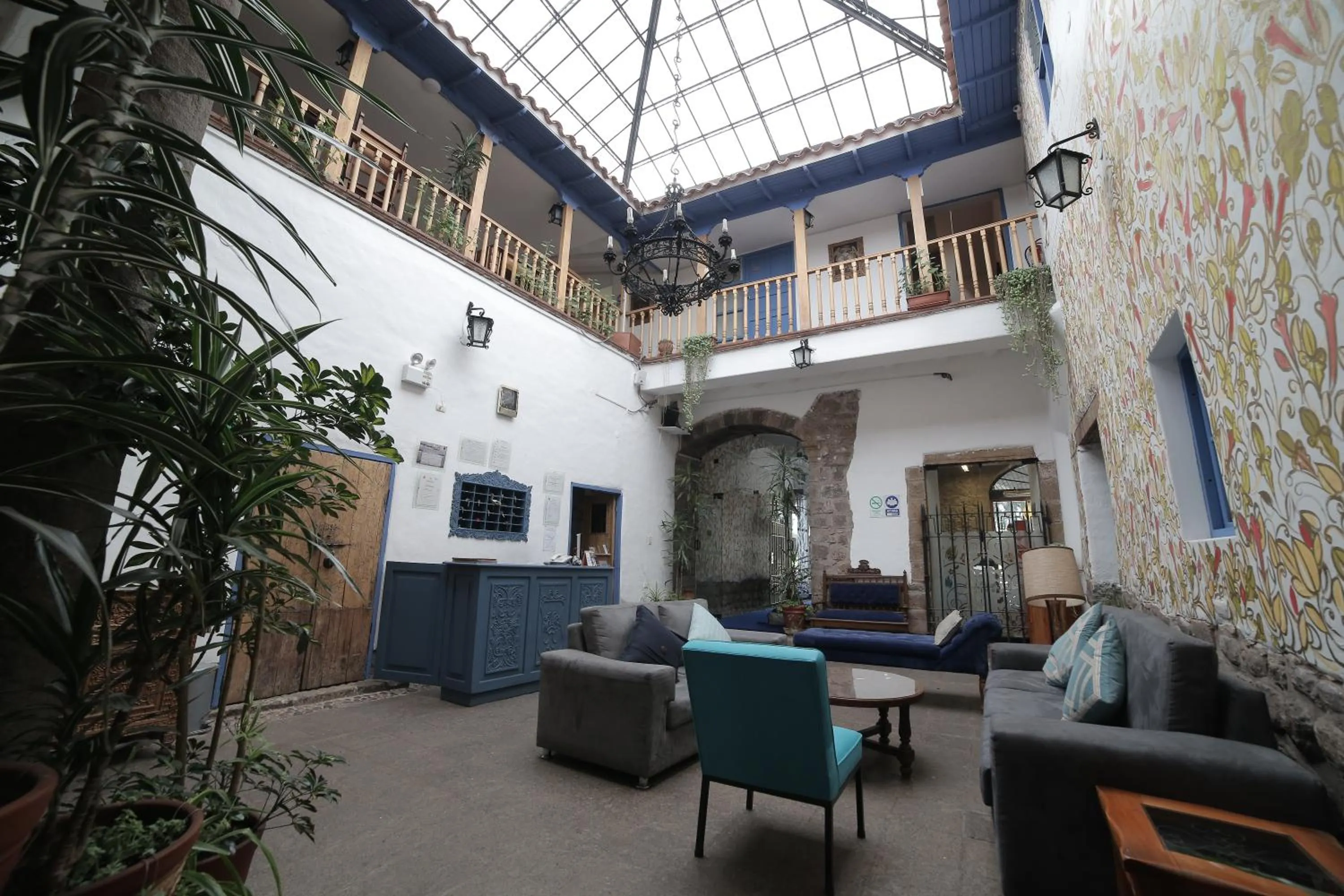 Lobby or reception in Posada Villa Mayor