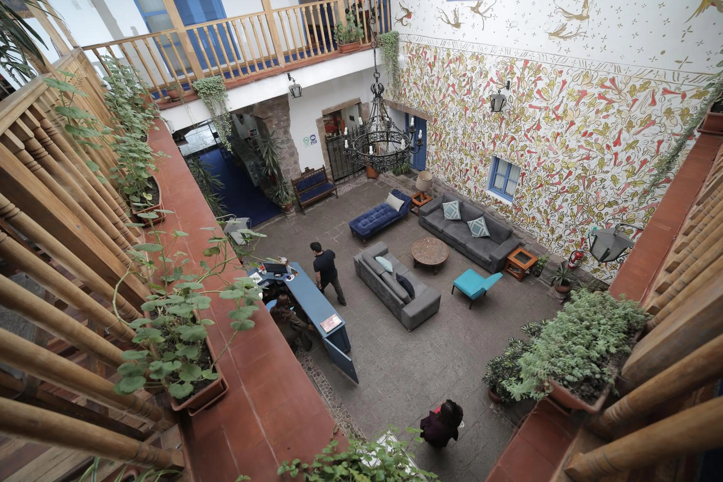 Lobby or reception in Posada Villa Mayor